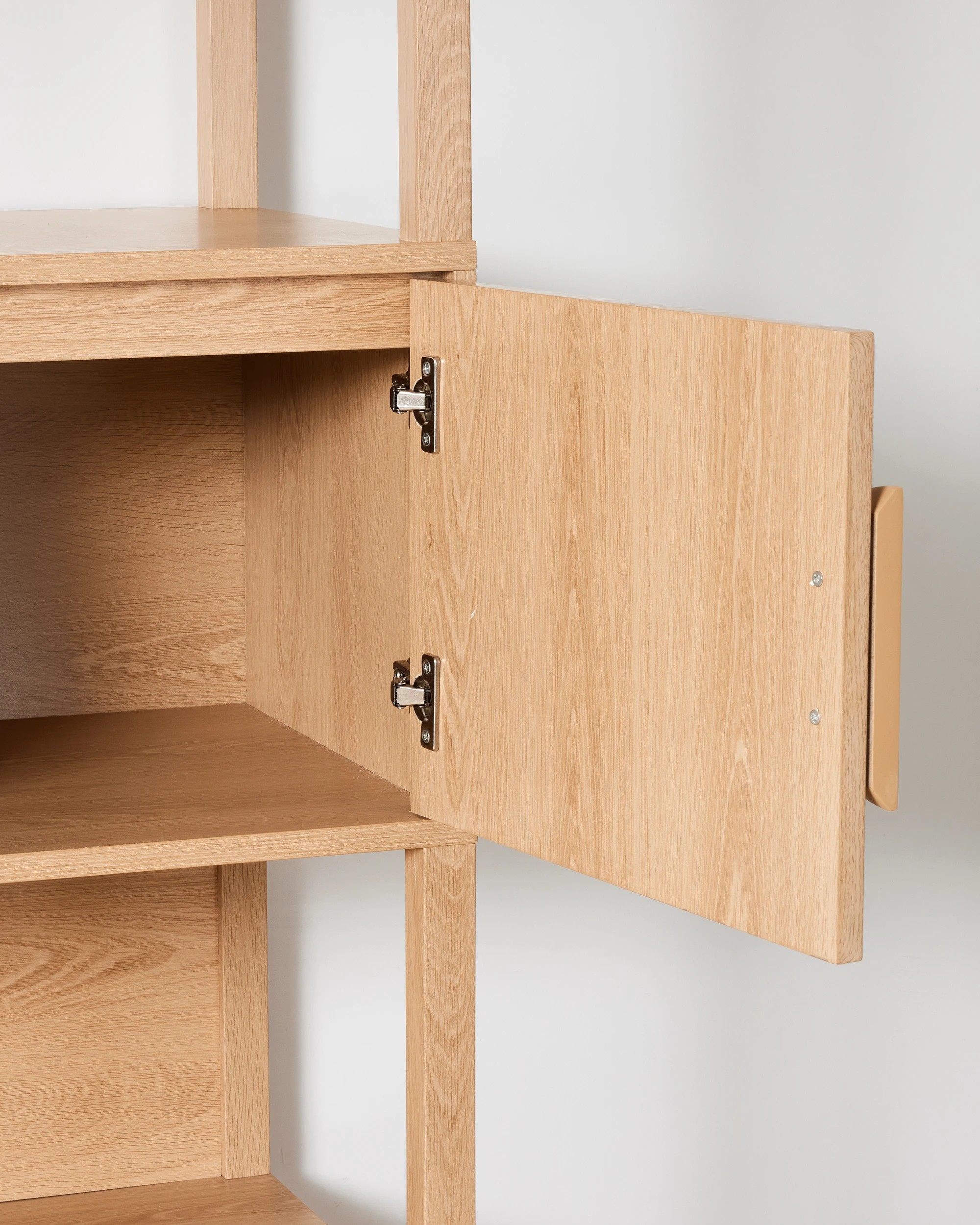 7 Ryan Tall Bookshelf with Doors - Oak, 7 of 7