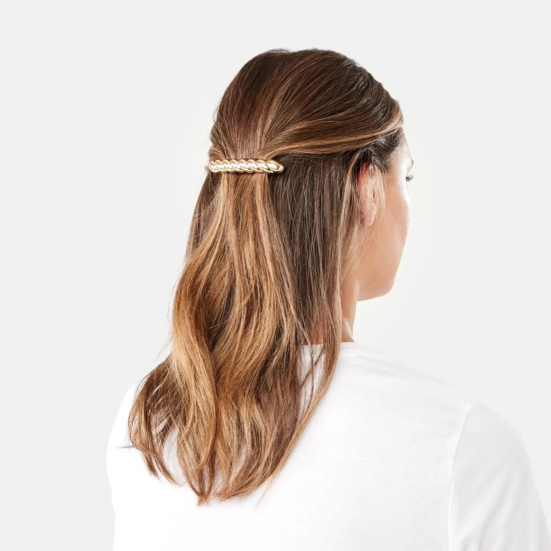 3 3 Pack Barret Hair Clips - Gold Tone, 3 of 4