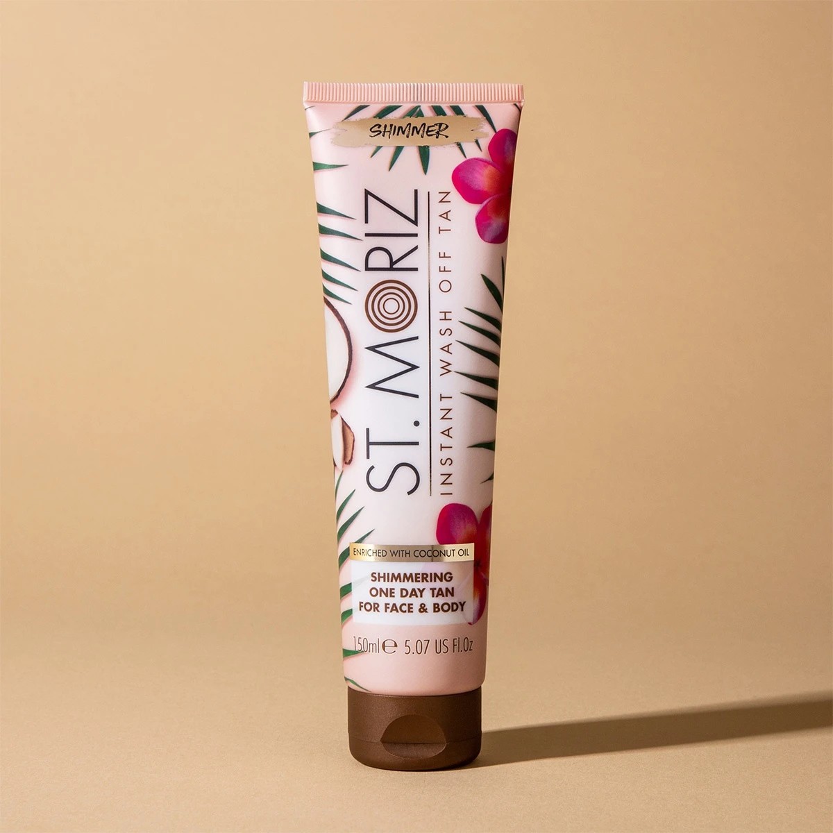 1 St. Moriz Shimmer Instant Wash Off Tan 150ml - Coconut Oil, 1 of 4