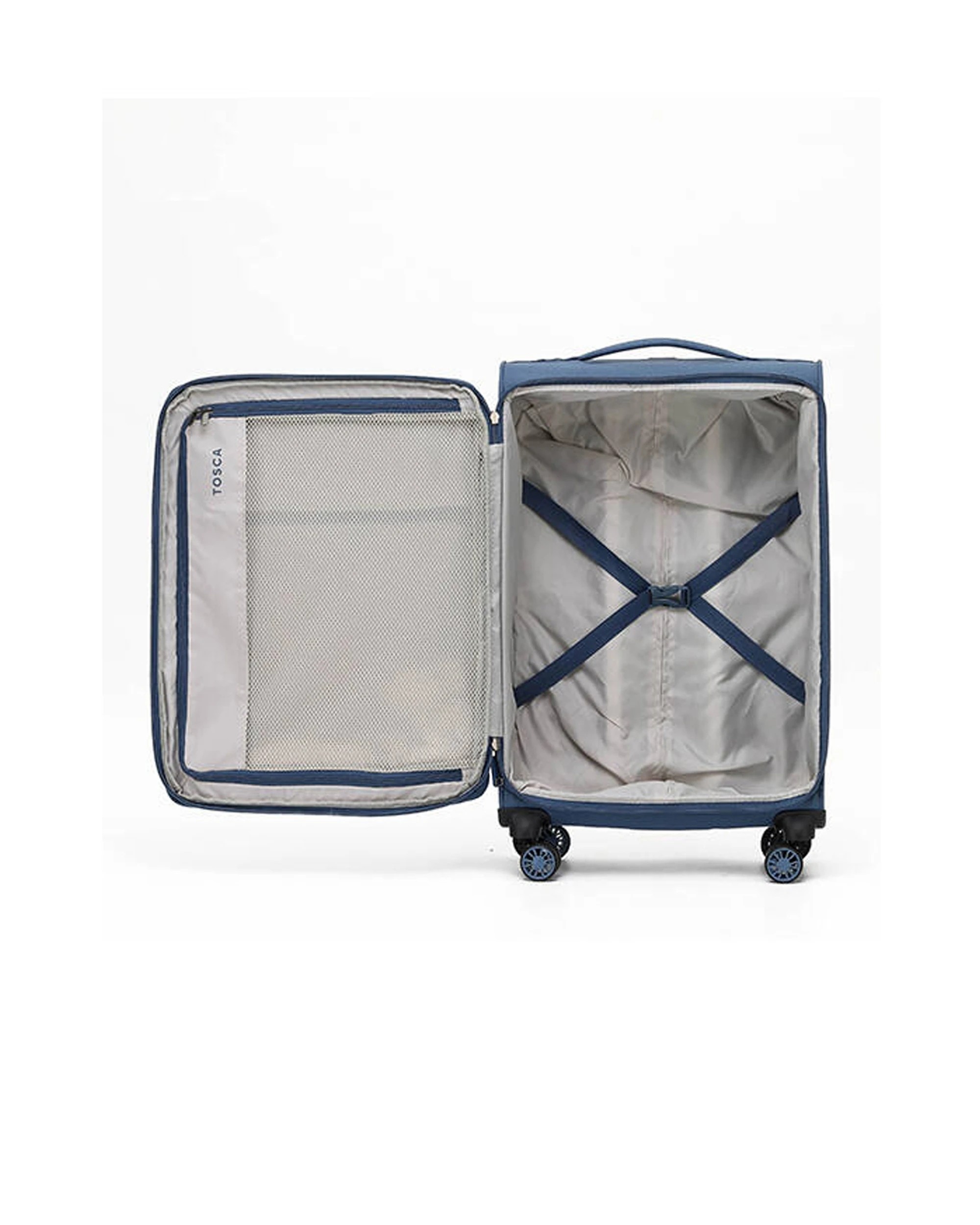 4 Tosca So-Lite 87L Suitcase Luggage Trolley - Blue, 4 of 5