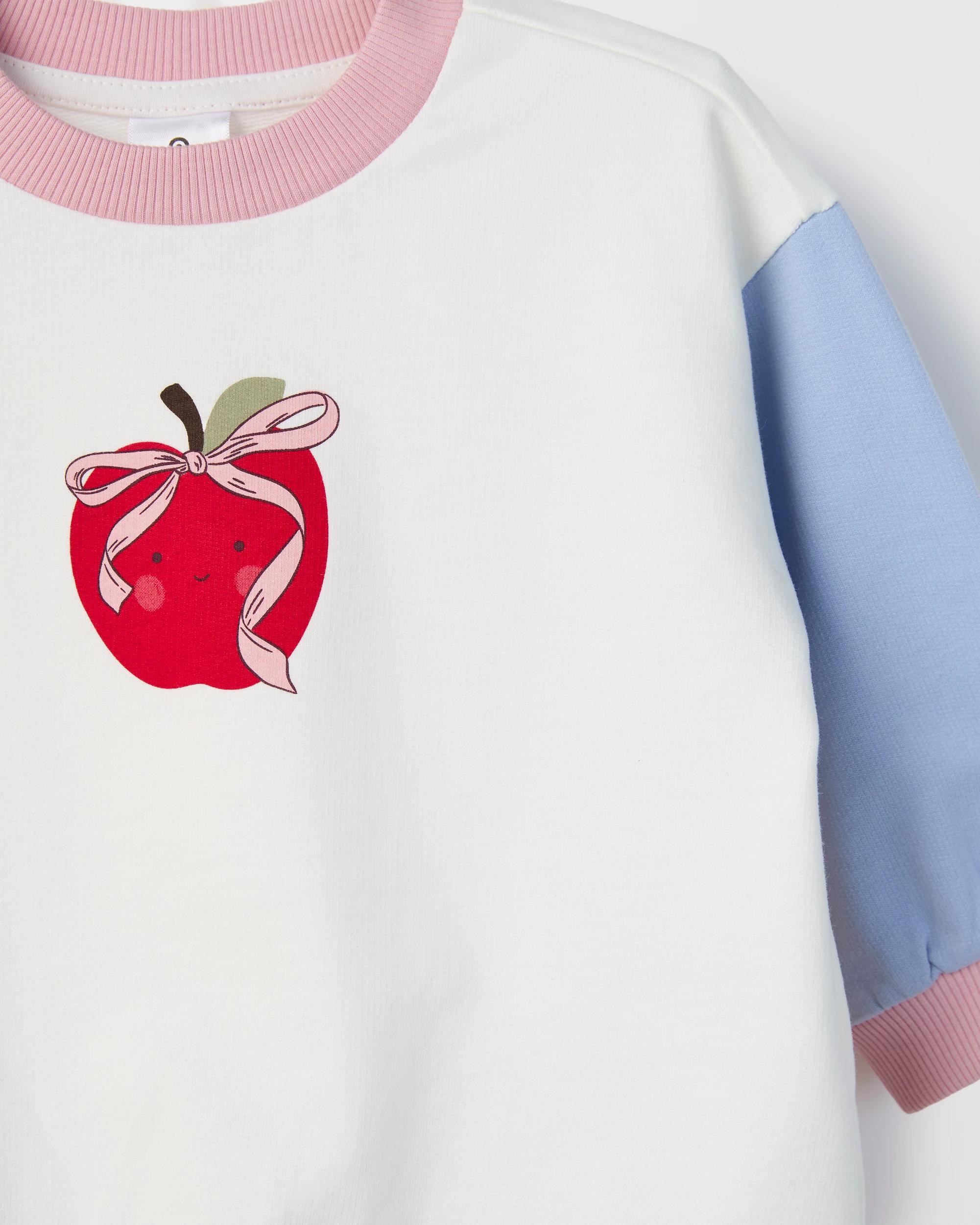 2 Target Baby Baby Organic Cotton Fleece Jumper & Soft Cord Pants 2 Piece Set APPLE, 2 of 3