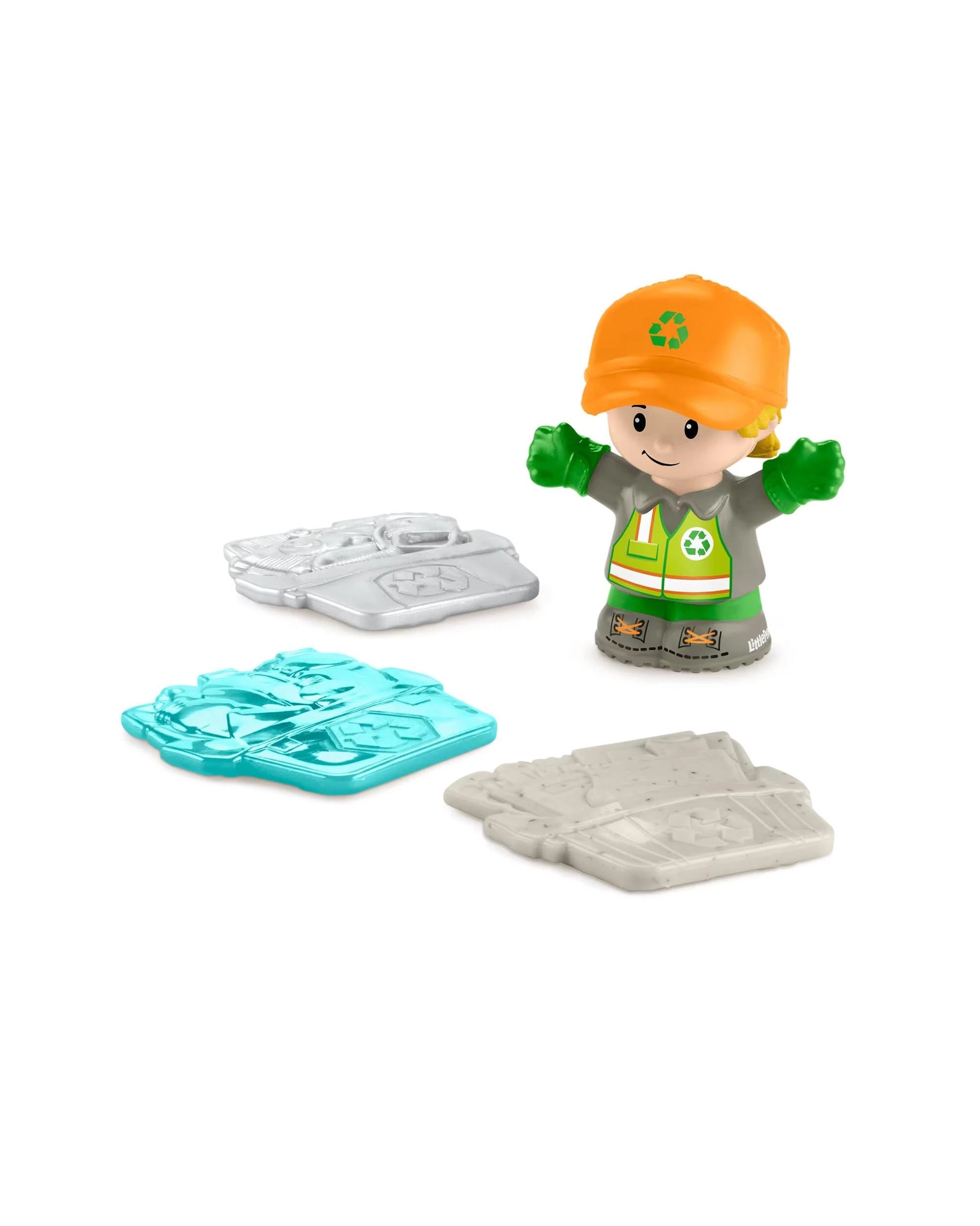 3 Fisher-Price Little People Recycling Truck, 3 of 4