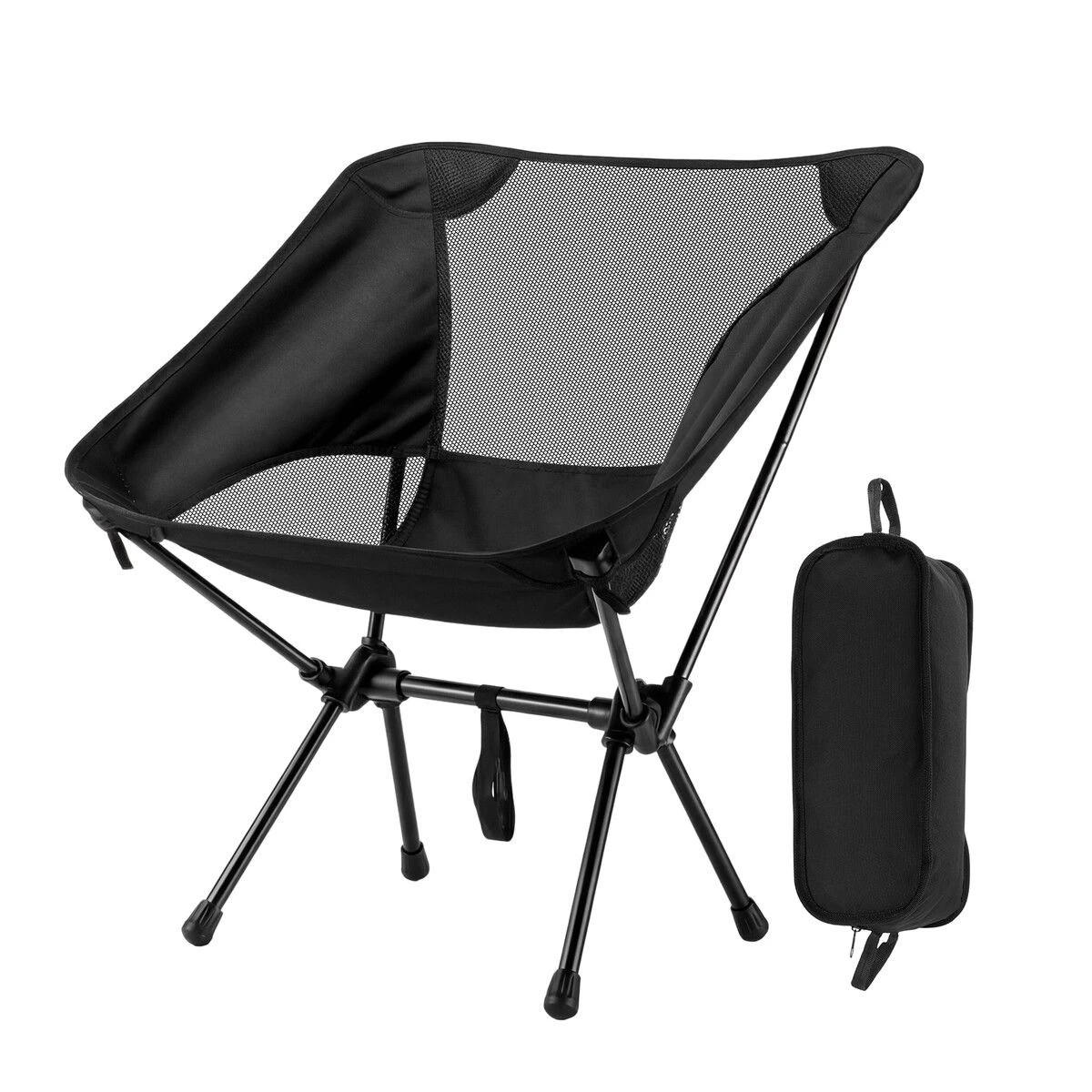 1 AUSWAY Portable Camping Chair Light Camp Beach Fishing Hiking, 1 of 3
