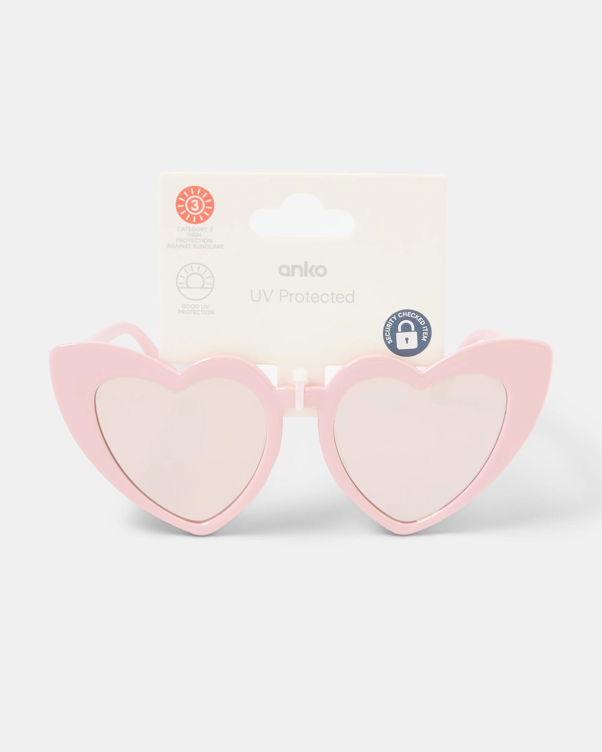 5 Heart Sunglasses Pink, 5 of 5