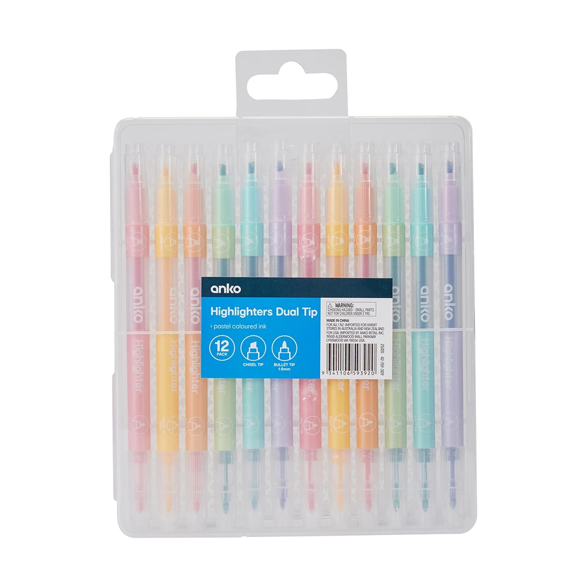 1 12 Pack Dual Tip Highlighters, 1 of 5