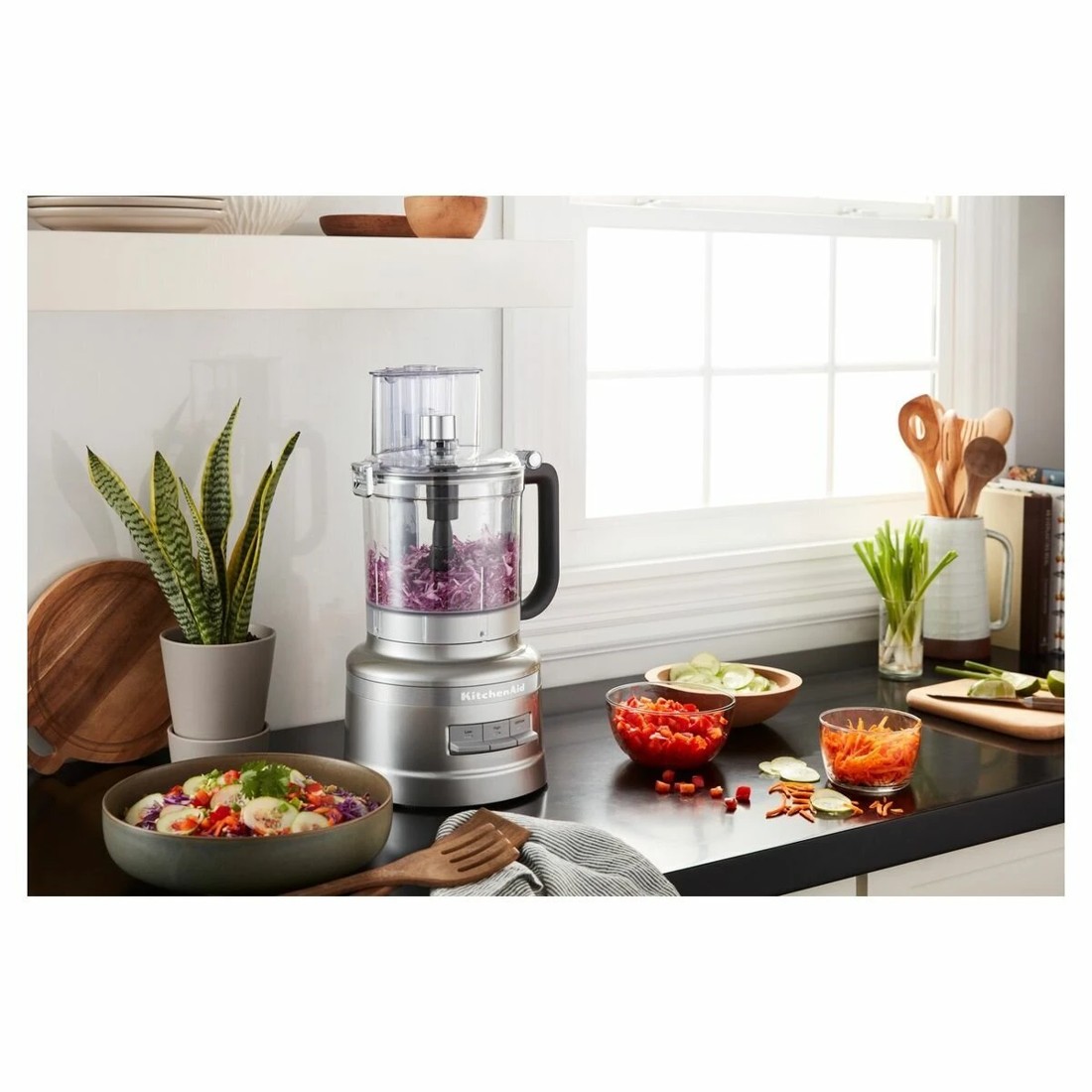 2 KitchenAid 13-Cup Food Processor - Contour Silver, 2 of 3