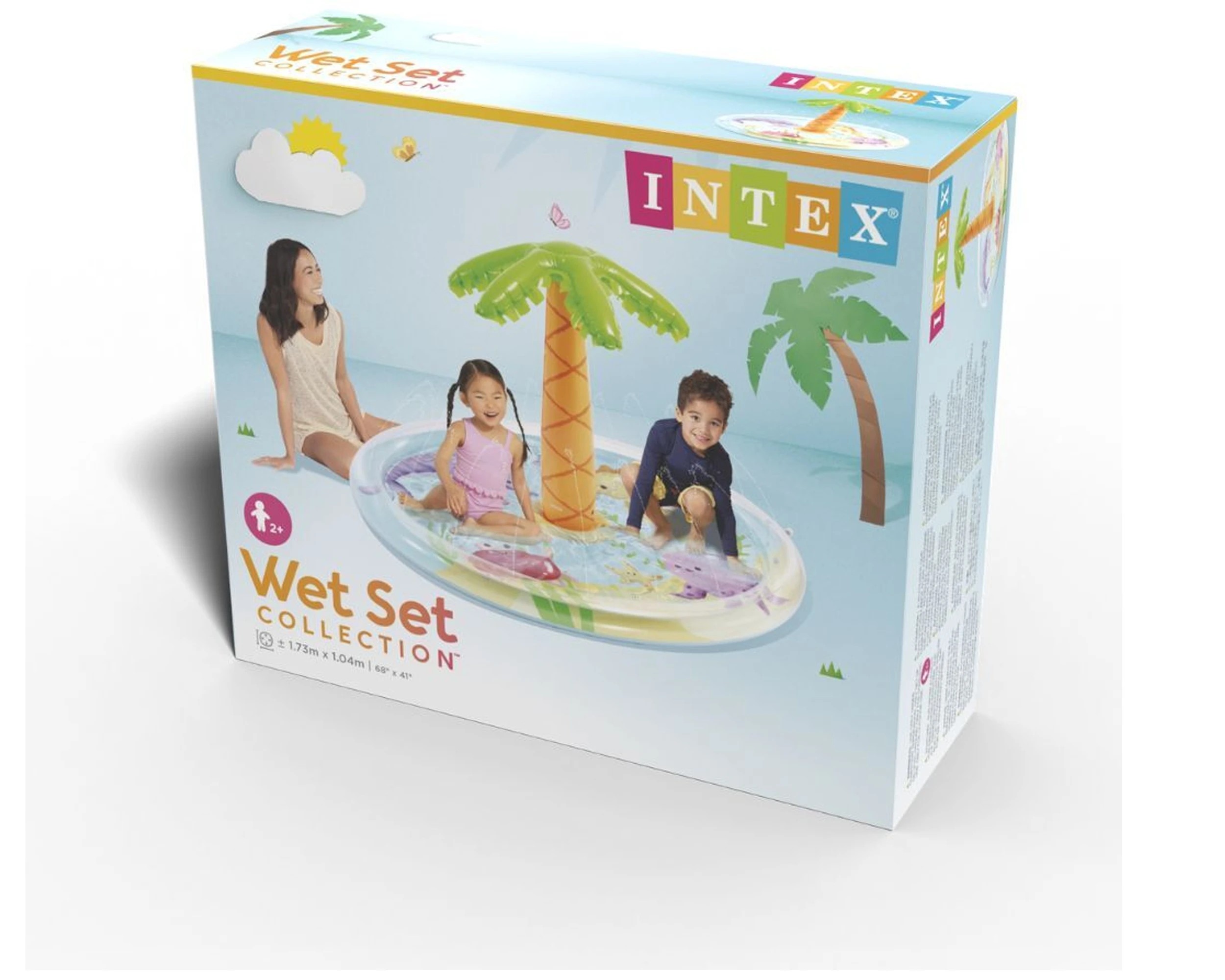 7 INTEX Palm Tree Inflatable Kids Childrens Spray Pool 2Y 68 Inch Repair Patch - Multi, 7 of 9