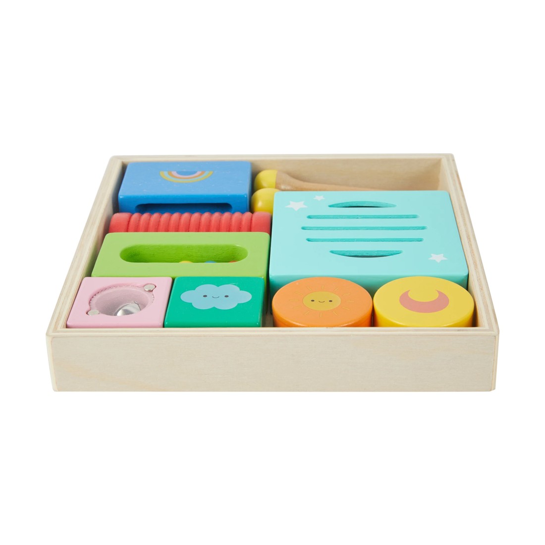 3 10 Piece Wooden Music Box Bundle Playset, 3 of 8