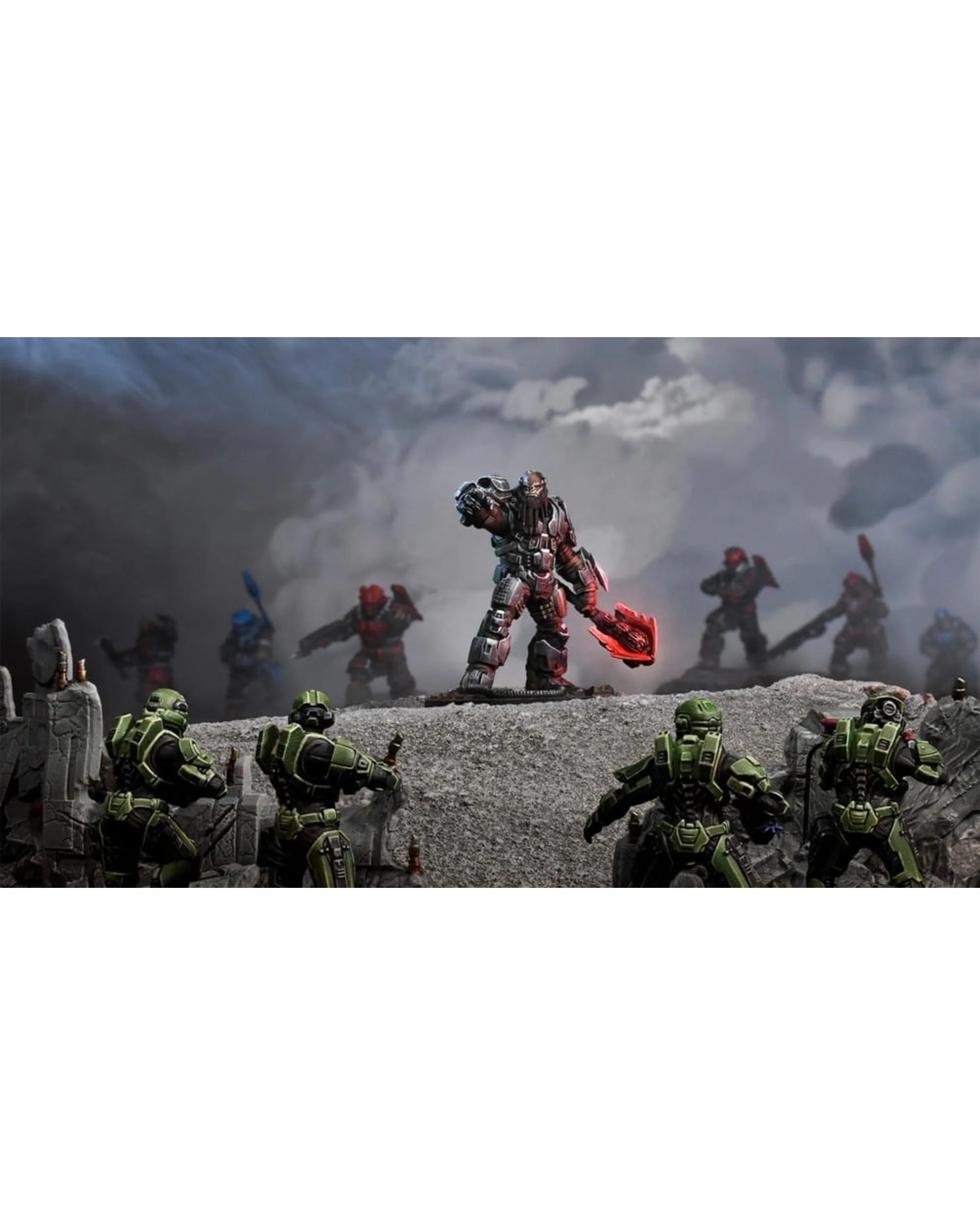 3 Halo Flashpoint Tactical Miniatures Game Atriox Warmaster of the Banished, 3 of 3