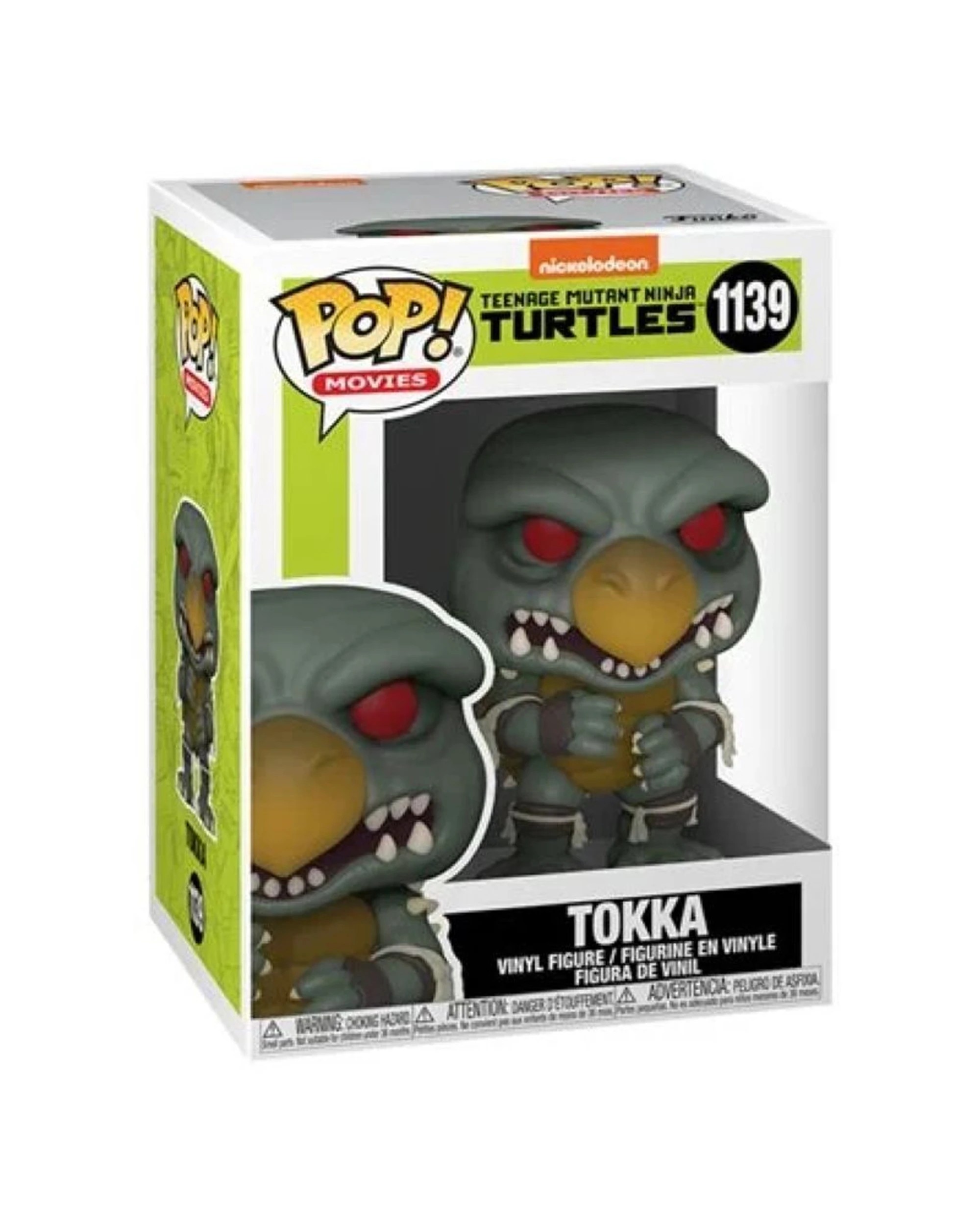 2 Pop Vinyl Figurine Teenage Mutant Ninja Turtles 2 Secret Of Ooze - Tokka - Grey, 2 of 3