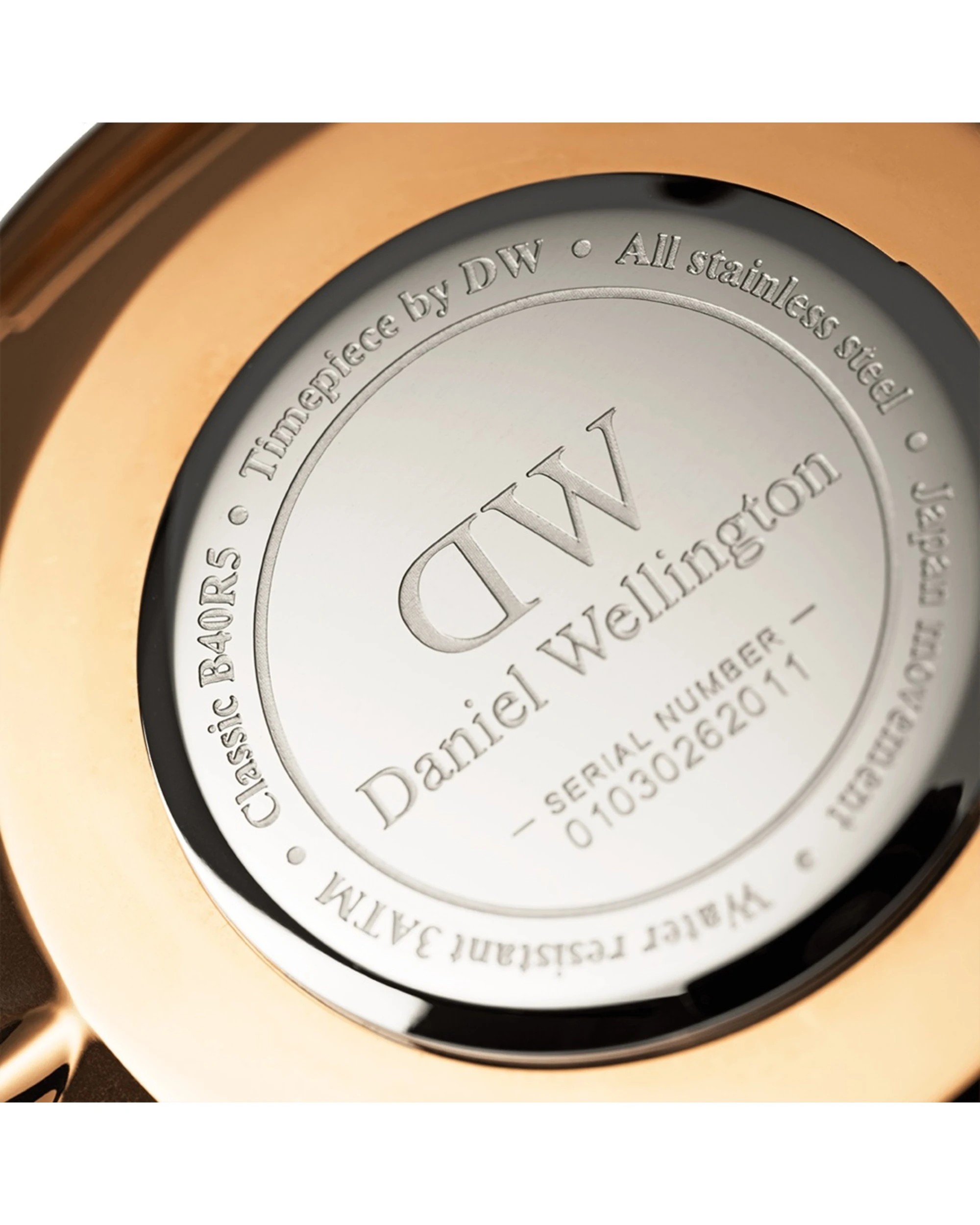 5 Daniel Wellington Classic 40mm Bristol Rose Gold White Dial Brown Leather Strap Watch, 5 of 6
