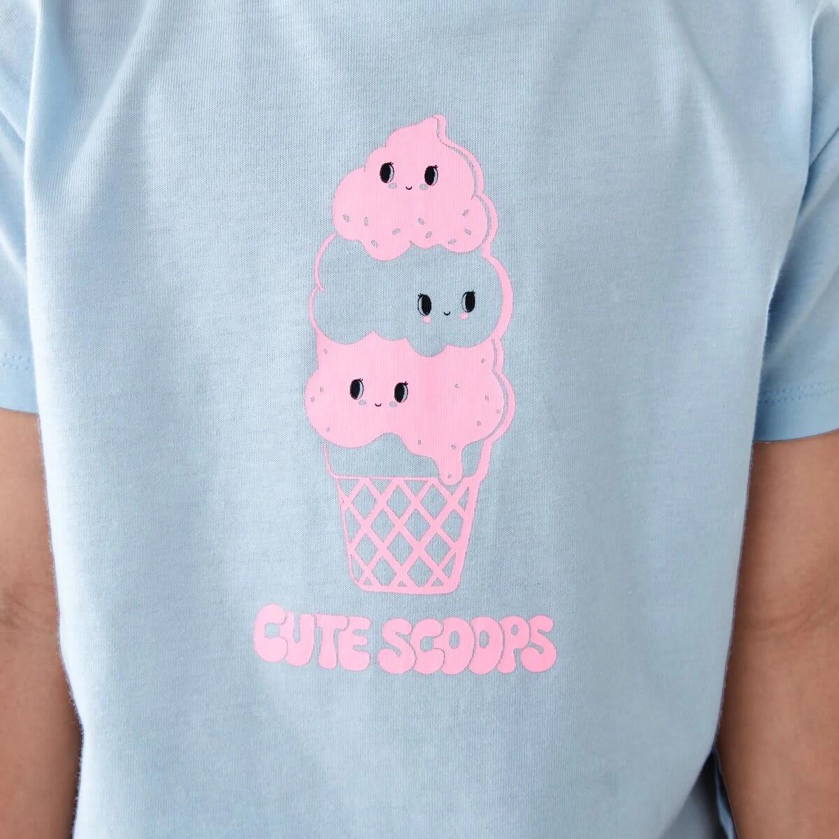 4 Printed T-shirt CUTE SCOOPS ICE MIST, 4 of 6