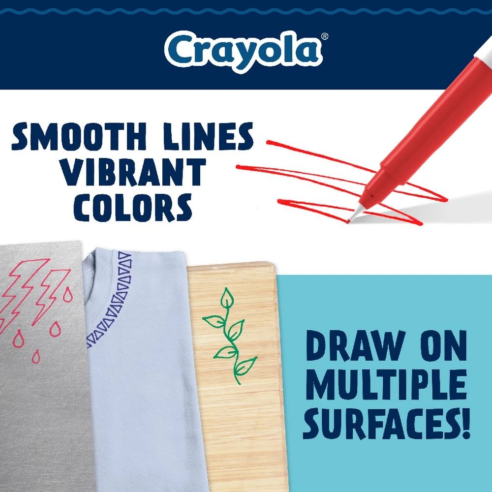 3 Crayola Ultra Fine Point Doodle Markers 12 Pack, 3 of 4