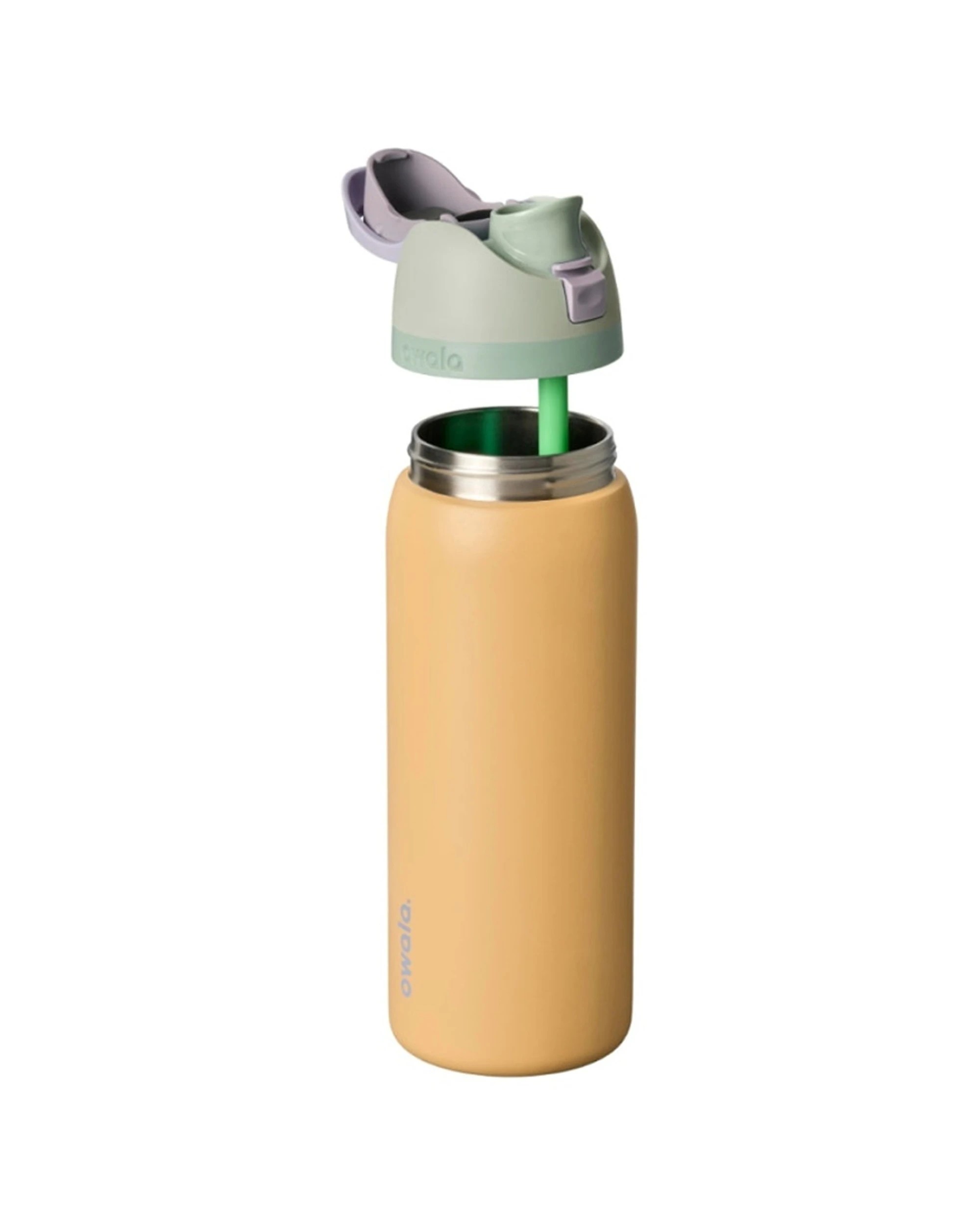 2 Owala FreeSip Stainless Steel Insulated 32oz Water Drink Bottle Beachfront - Yellow, 2 of 4