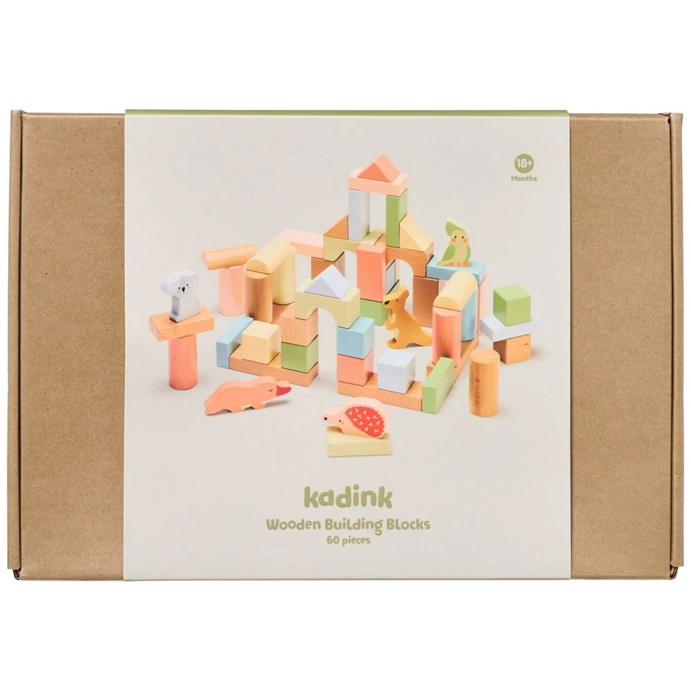4 Kadink Wooden Blocks 60 Pack, 4 of 4