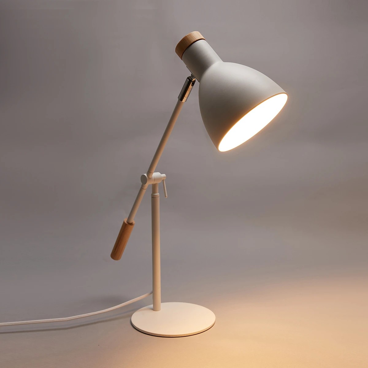 8 Cantilever Desk Lamp - White, 8 of 10