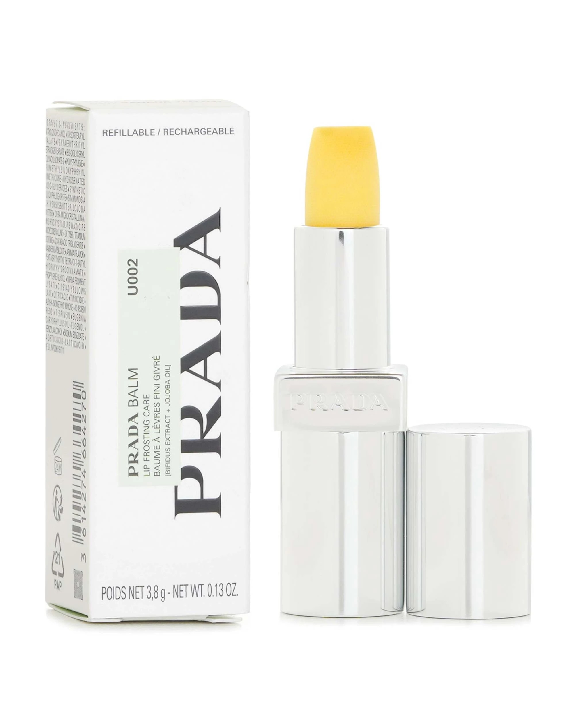 2 Prada Lip Balm Frosting Care # U002 Banana Yellow 3.8g, 2 of 3