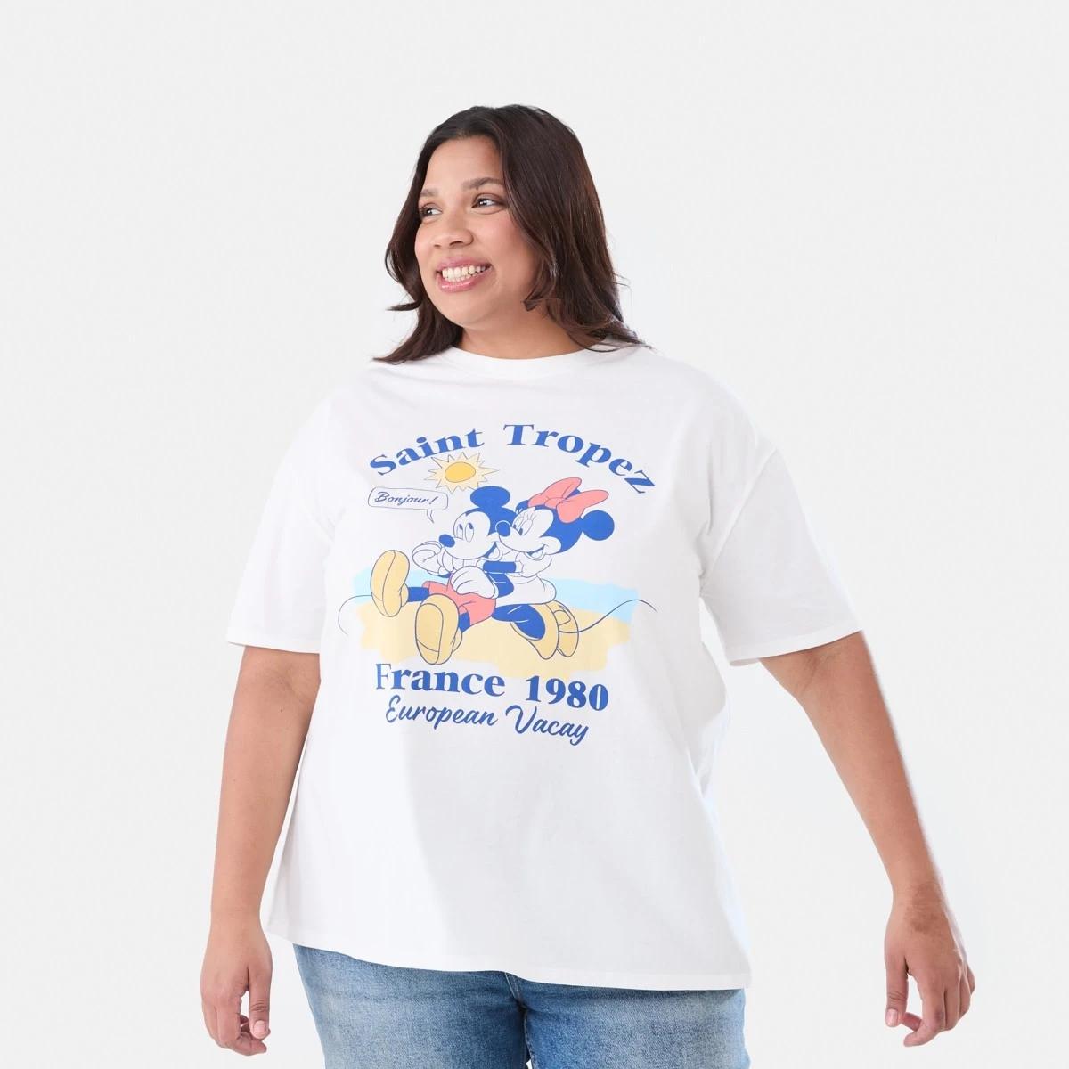 1 Curve Minnie License Short Sleeve T-shirt MINNIE VACAY, 1 of 6
