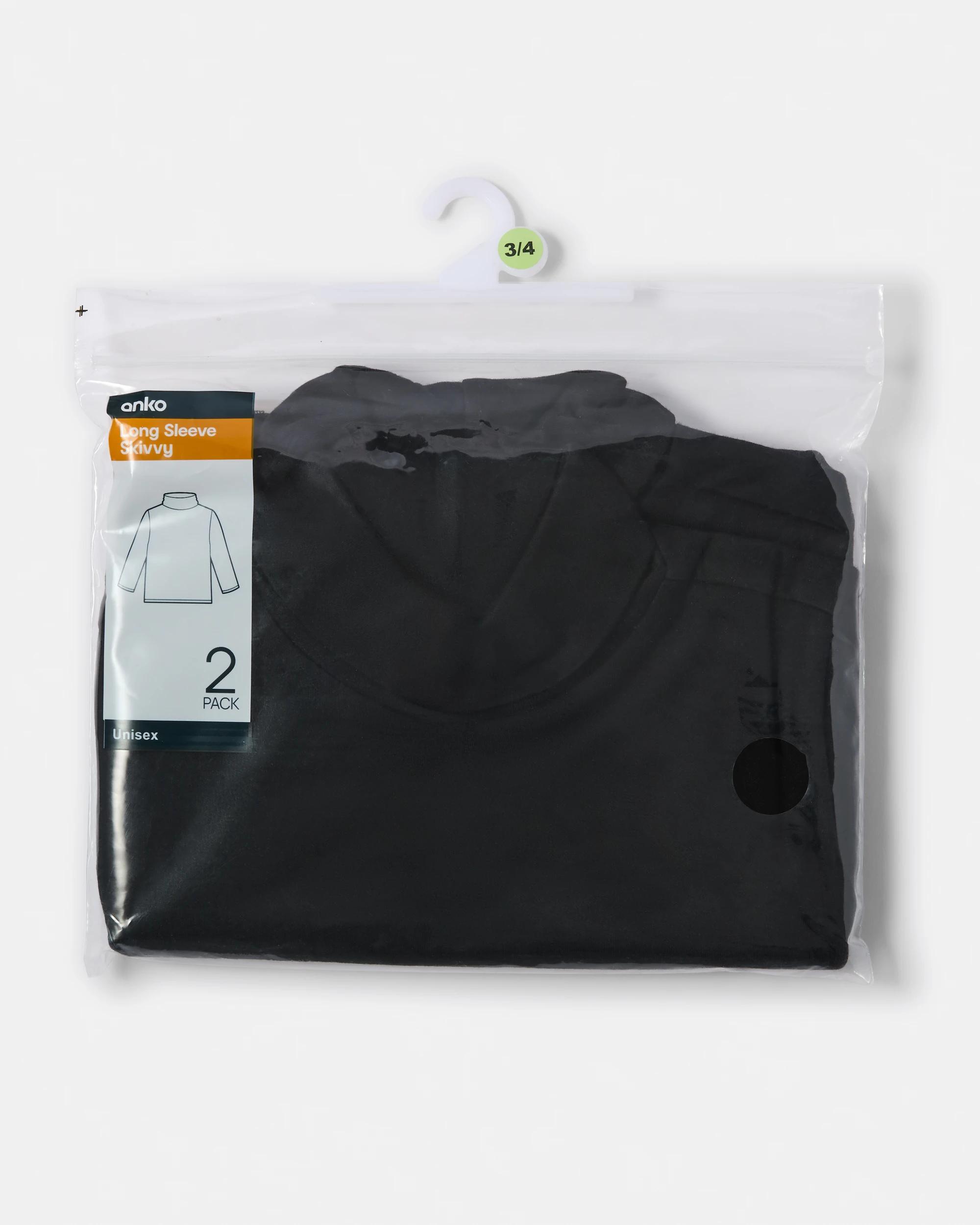 4 2 Pack Skivvy Top Black, 4 of 4