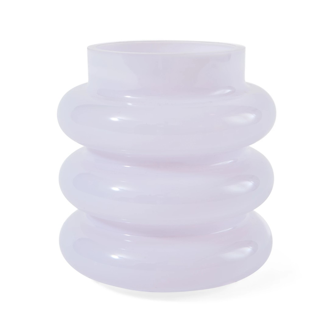 2 Lilac Bubble Glass Vase, 2 of 4