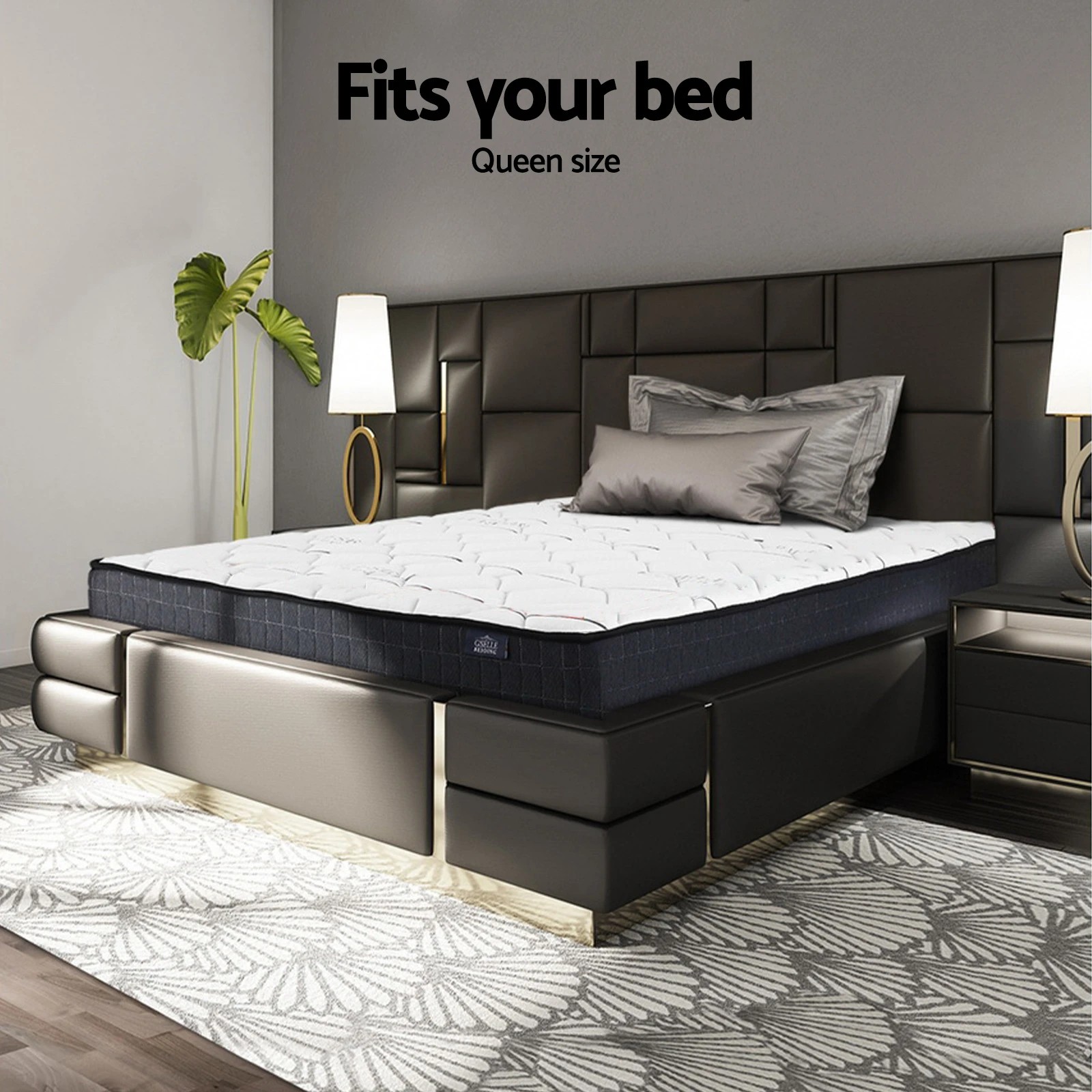 9 Giselle Bedding 16cm Mattress Medium Firm Single Comfort Support Breathable Pressure Relief Hypoallergenic - Multi, 9 of 9