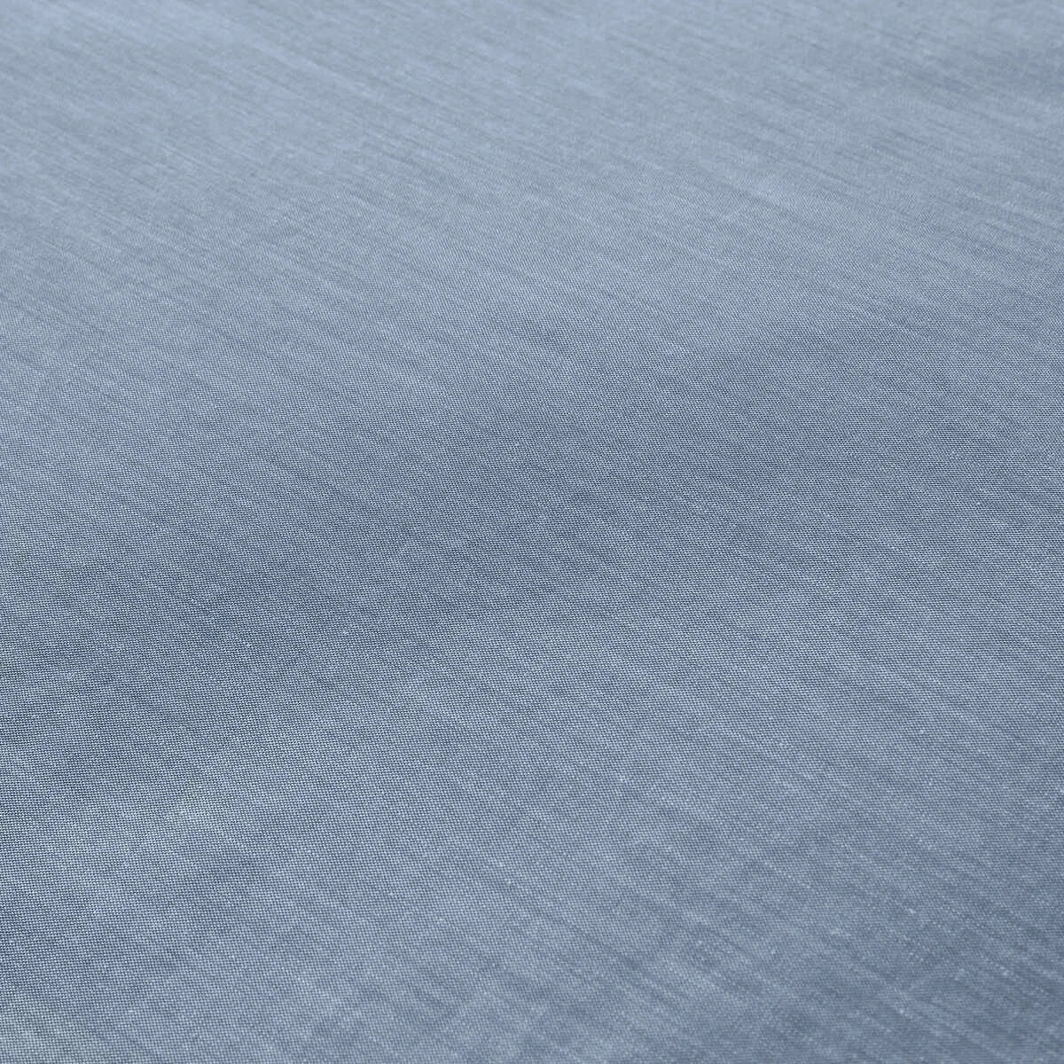 5 Chambray Cotton Rich Reversible Quilt Cover Set - Double Bed, Blue, 5 of 7