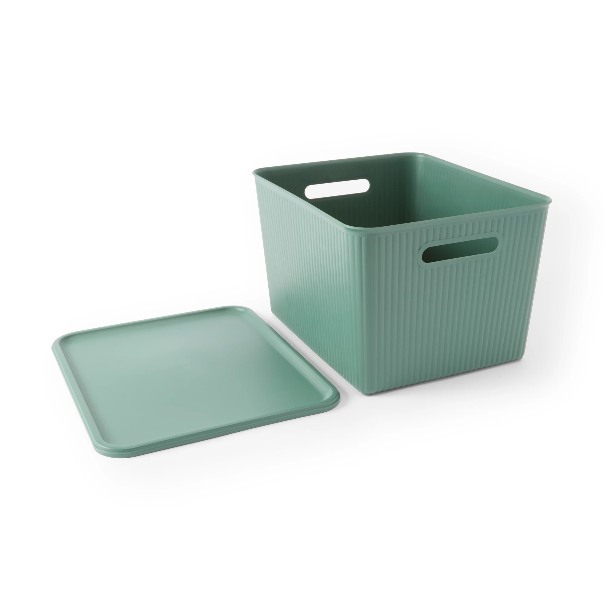 5 18L Ribbed Container - Green, 5 of 9