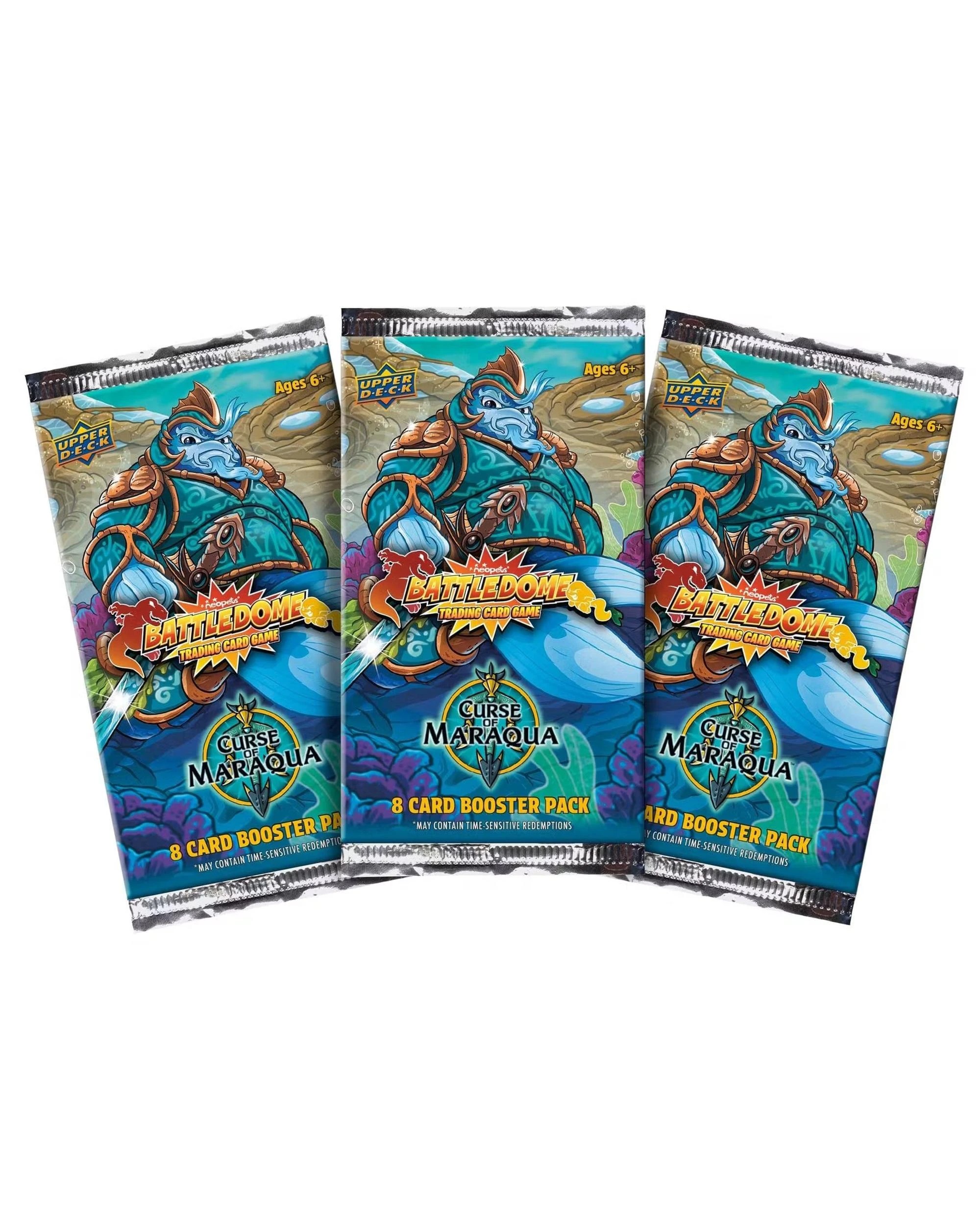 3 Upper Deck Neopets Battledome TCG Curse of Maraqua Booster Box, 3 of 4