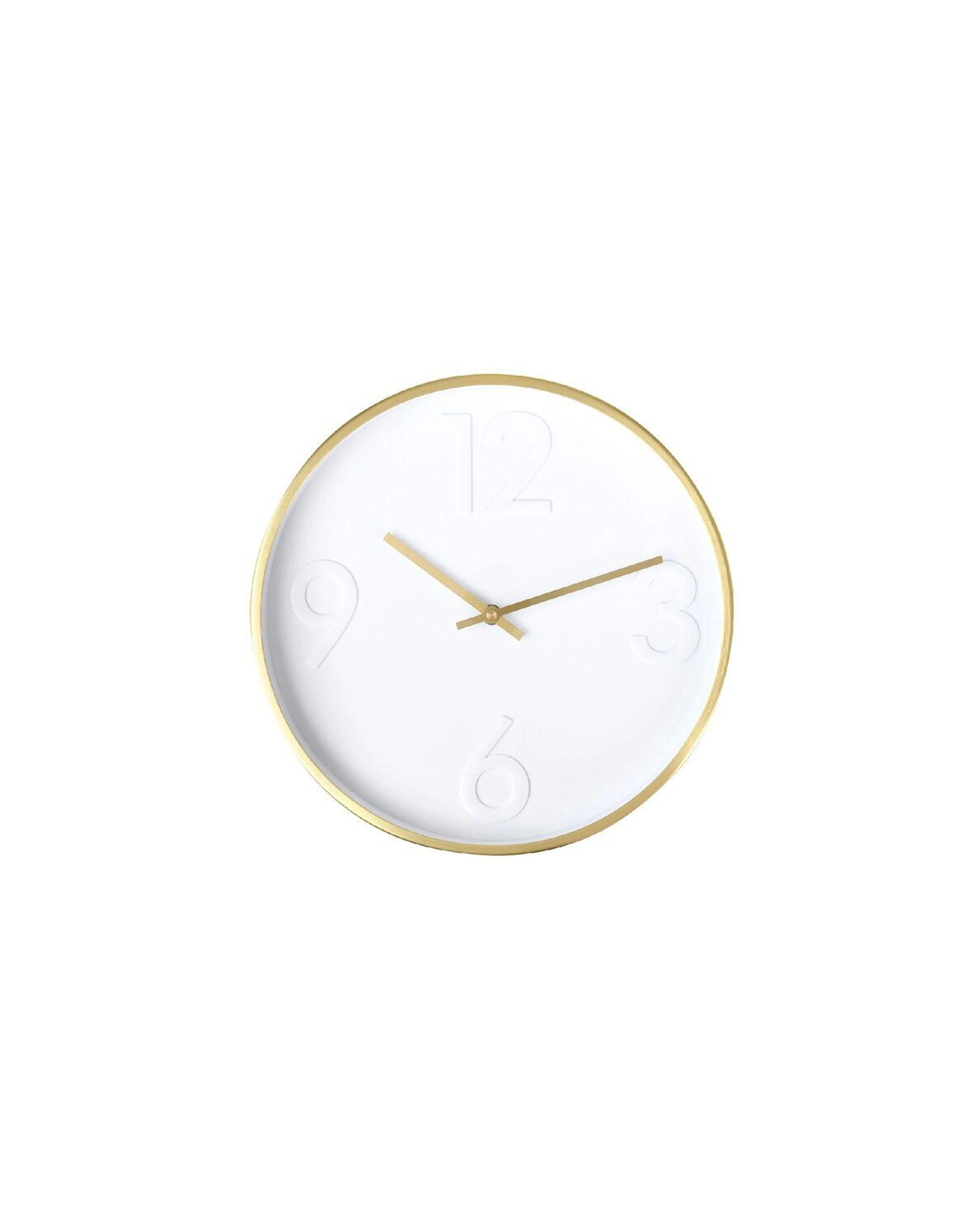 2 Degree Otto Home Office Decor Quartz Wall Analog Clock 30cm Diameter - Gold, 2 of 3
