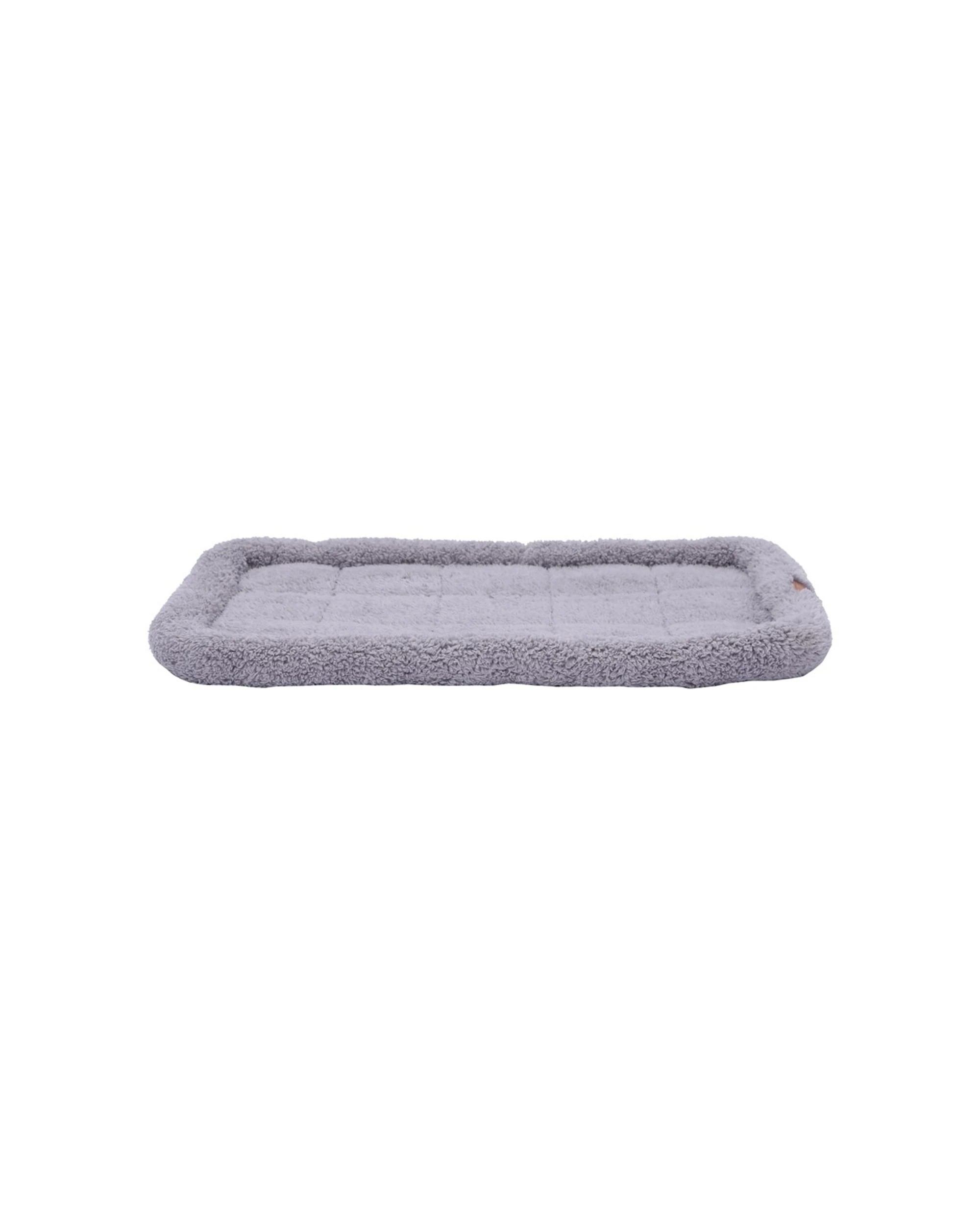 3 Paws And Claws Sherpa Crate Mattress 75x45cm Grey Non Slip Pet Bed Medium - Grey, 3 of 4