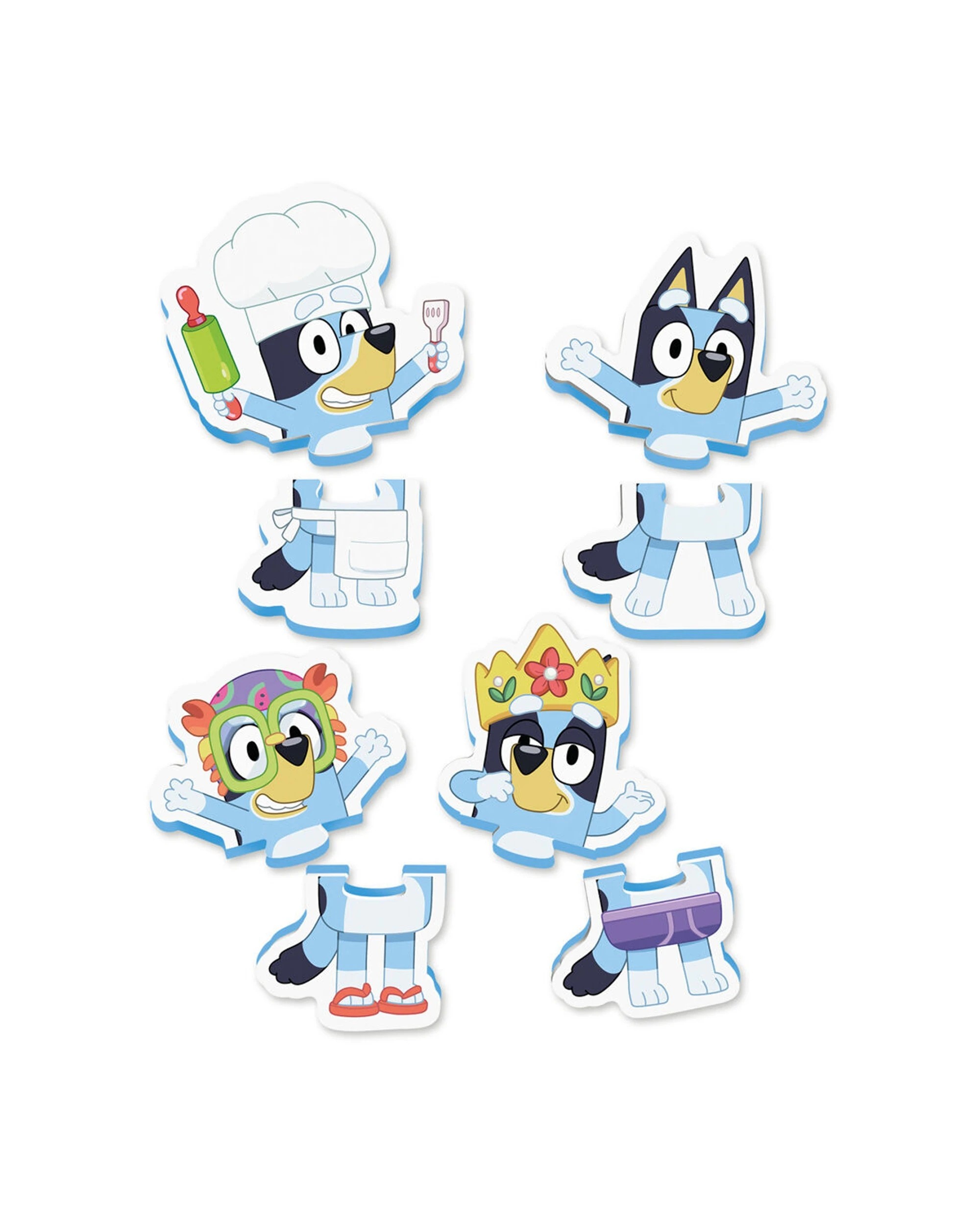 2 Tomy 4x 8pc Toomies Bluey Bath Toy Puzzle Toddler 22.5x16.5cm - Multi, 2 of 3
