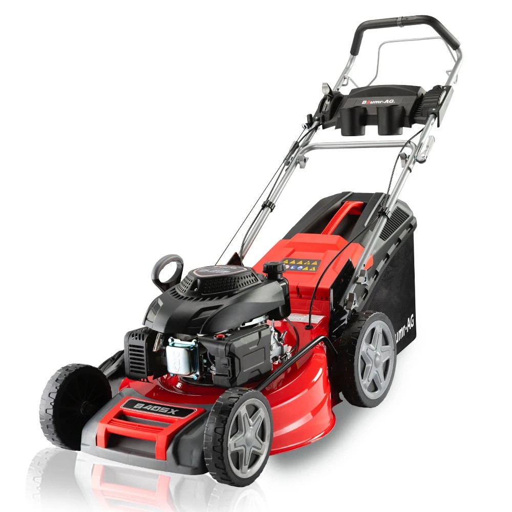 1 Baumr-AG 220cc Lawn Mower 4-Stroke 20 Inch Petrol Lawnmower 4-in-1 Self-Propelled Push, 1 of 1