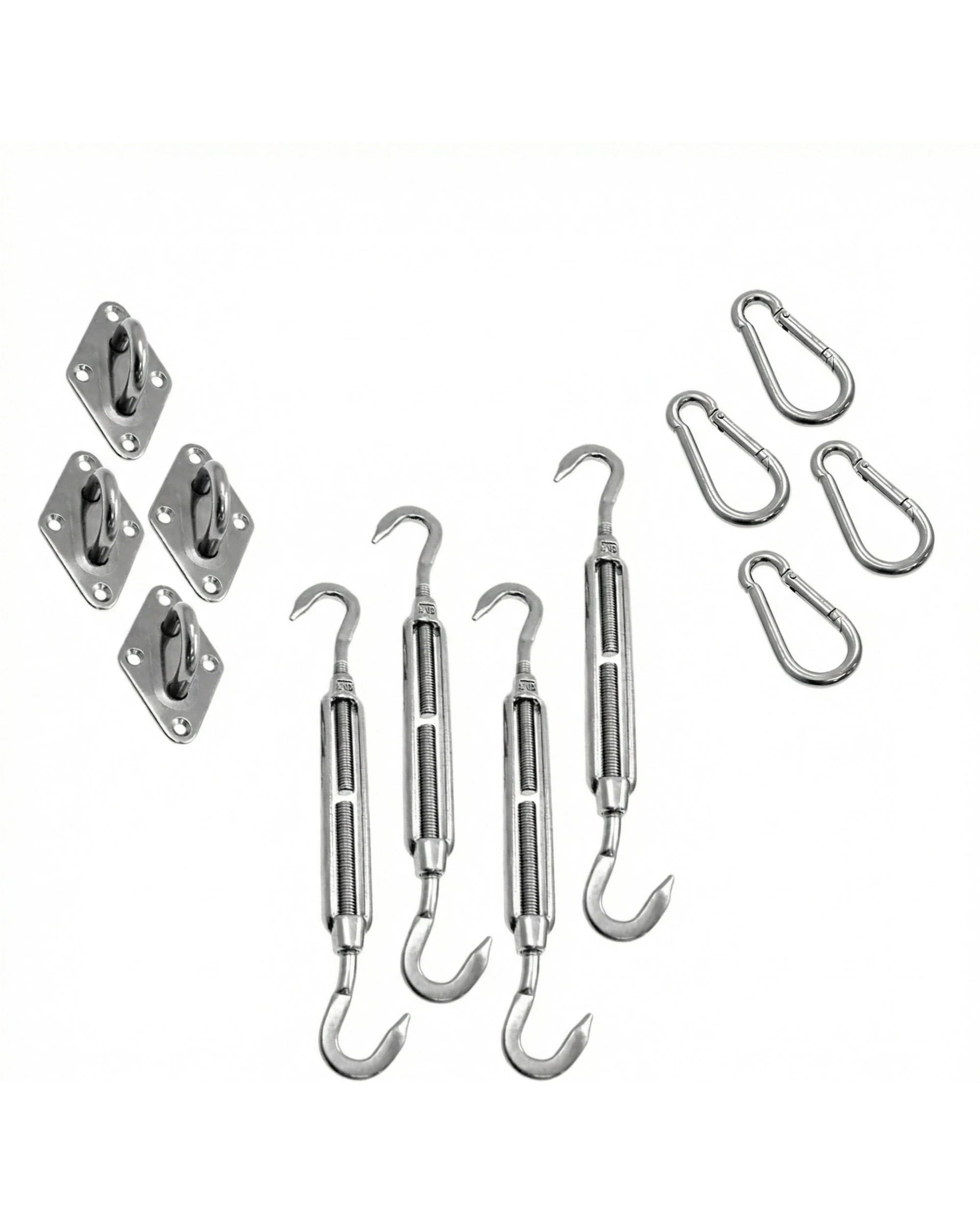 8 Wallaroo 5 x 5 x 5M Outdoor Sun Shade Sail Canopy Triangle - Grey, 8 of 8