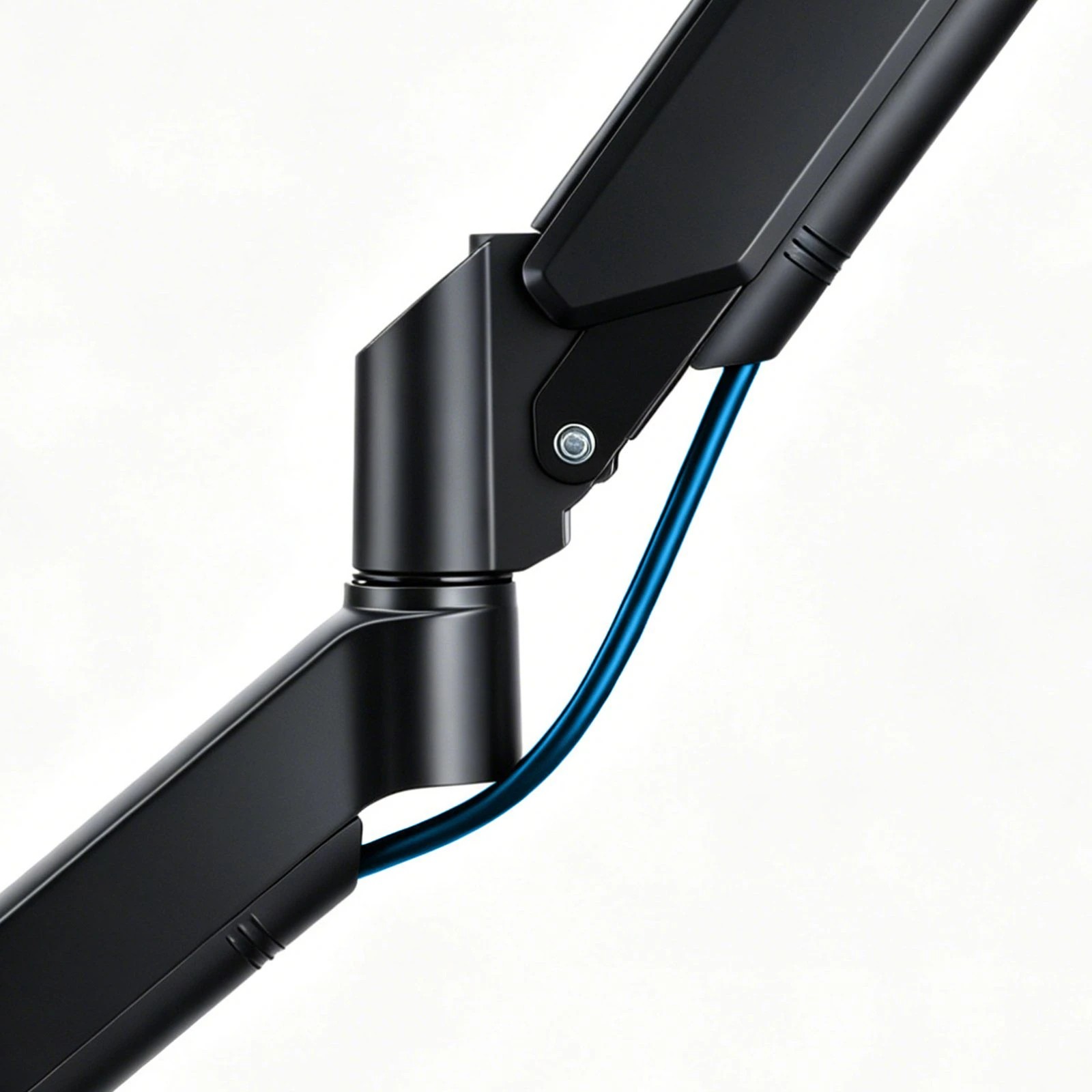 4 Ausway Dual Monitor Stand, Full Adjustable Arm Desk Mount for 17-32 Inch Computer Screens, VESA 75/100mm, 4 of 6