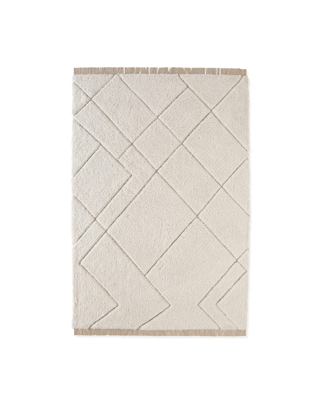 6 Sophia Rug - White, Extra Extra Large - 300cm x 200cm, 6 of 6