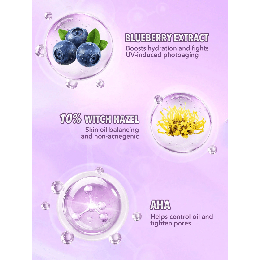 3 SHEGLAM Good Grip Hydrating Primer - Blueberry + AHA, 3 of 6