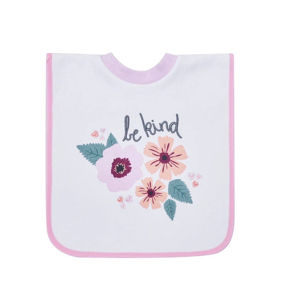 3 Big Softies 3 Pack Popover Bibs, Floaral, 3 of 5