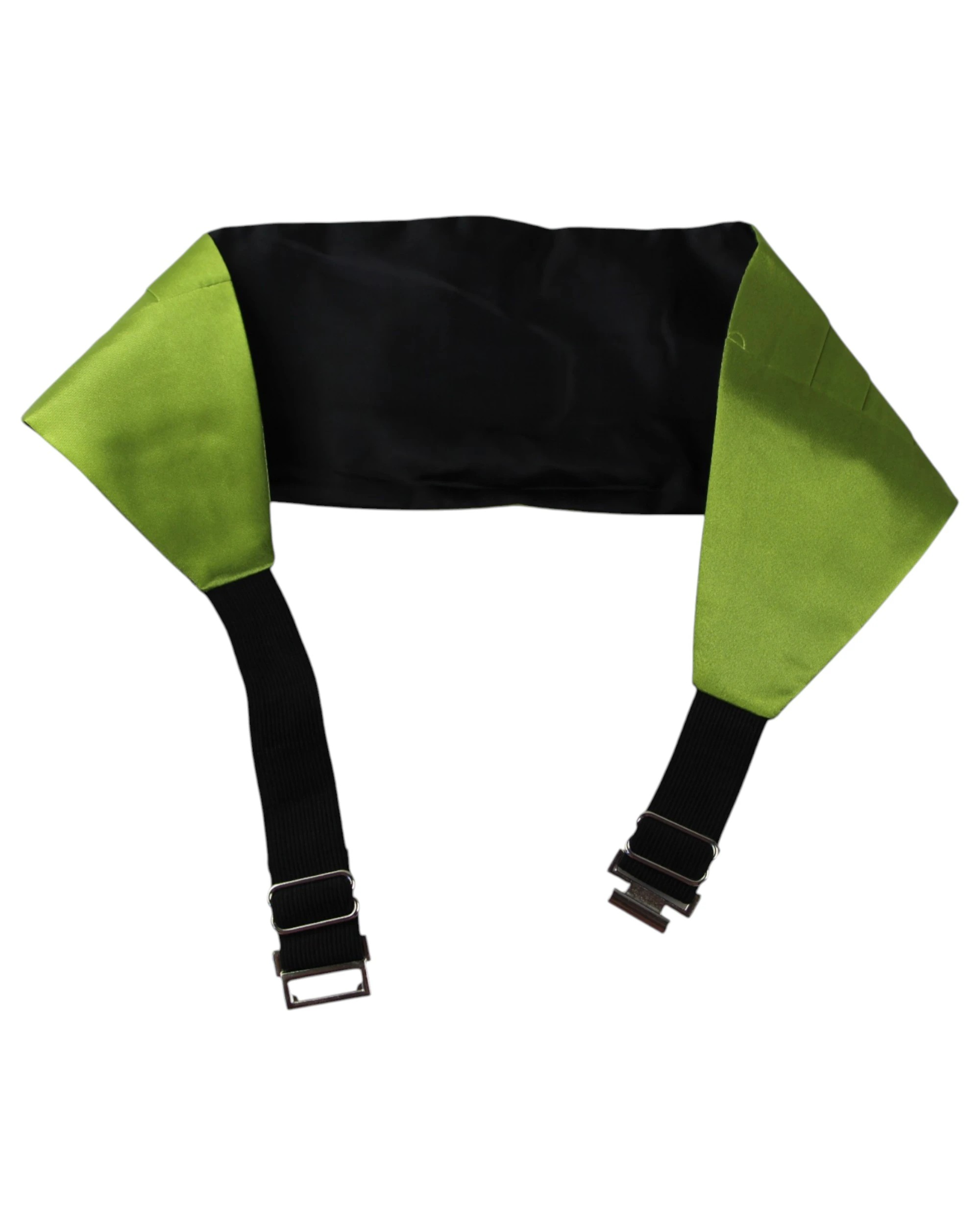 4 Zasel Mens Adjustable Cummerbund - Green - Green, 4 of 5