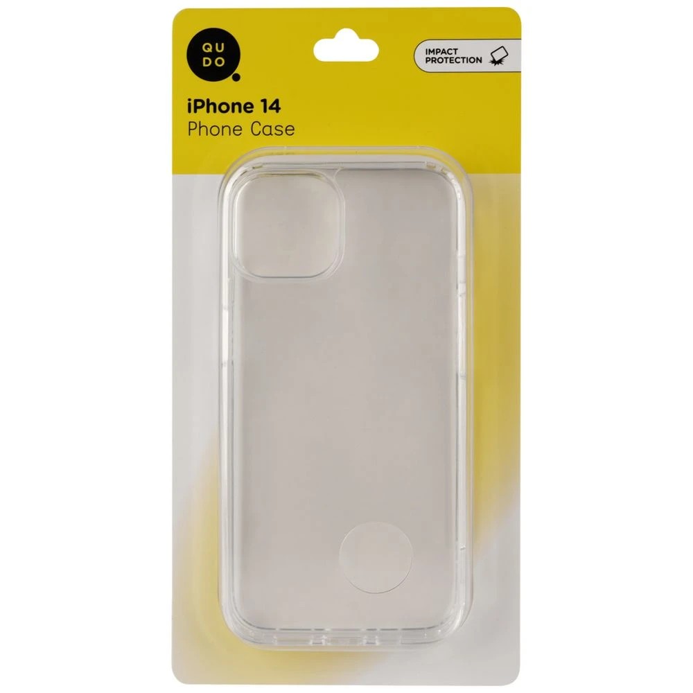 1 Qudo Clear Case iPhone 14, 1 of 3