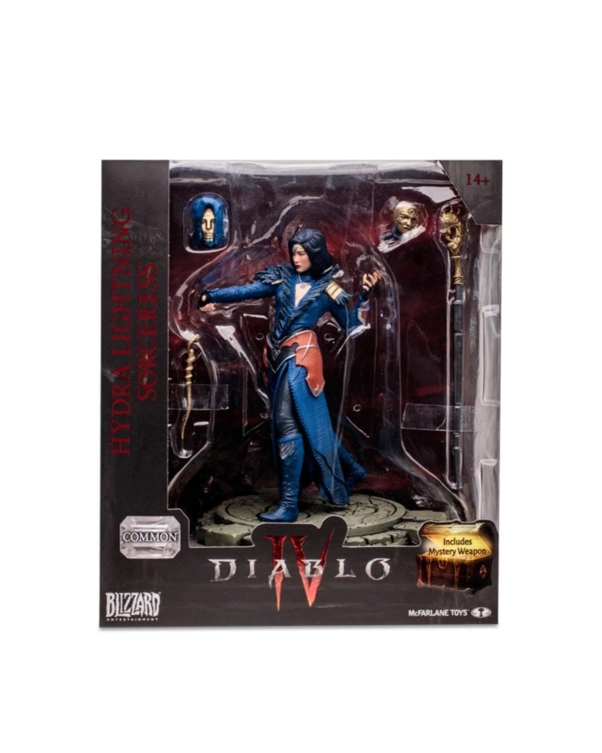 7 McFarlane Diablo IV Hydra Lightning Sorceress 1:12 Scale Posed Figure, 7 of 8