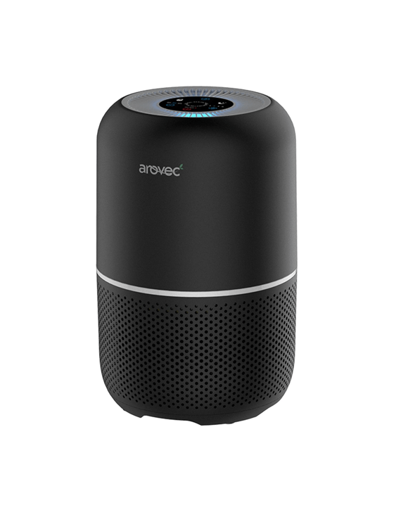 Arovec Air Purifier Smart H13 True HEPA Filter  Black