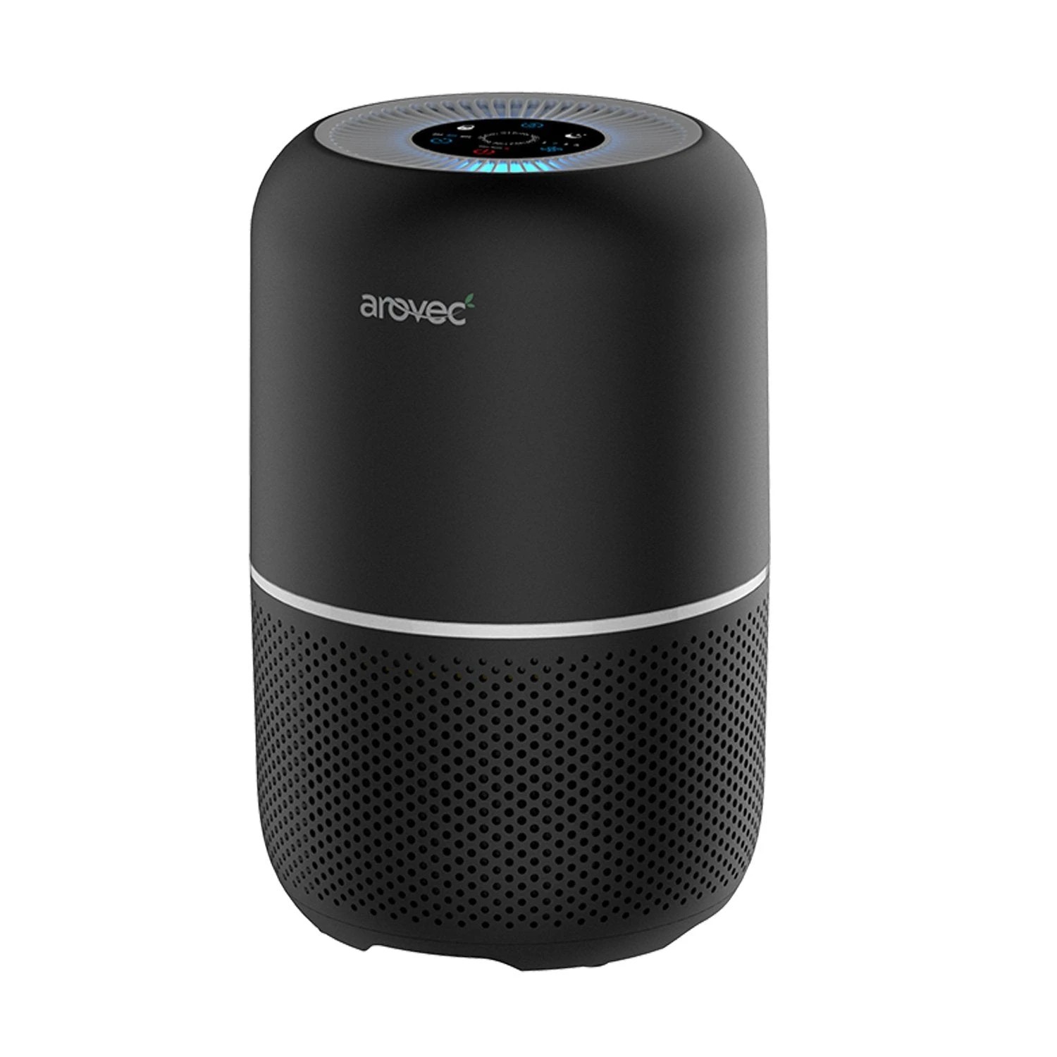 1 Arovec Air Purifier Smart H13 True HEPA Filter  Black, 1 of 1