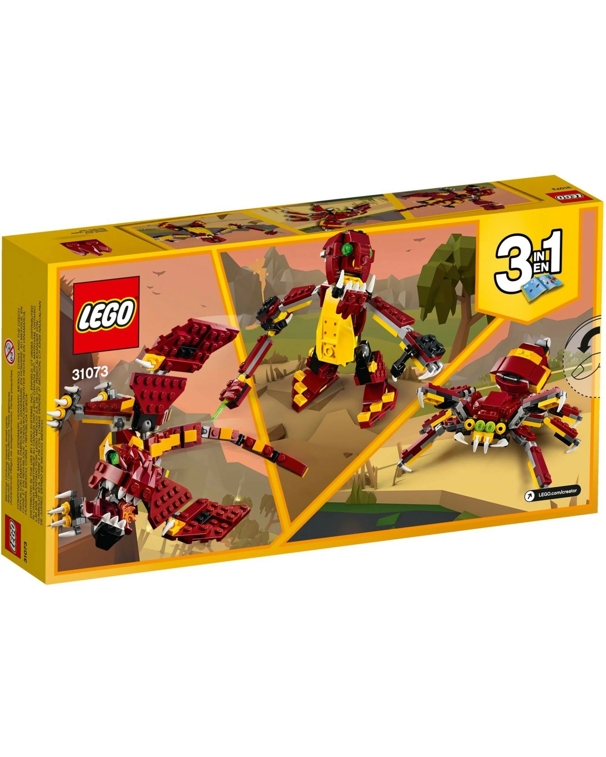 2 LEGO 31073 Creator 3in1 Mythical Creatures: Dragon, Spider & Troll, 2 of 5