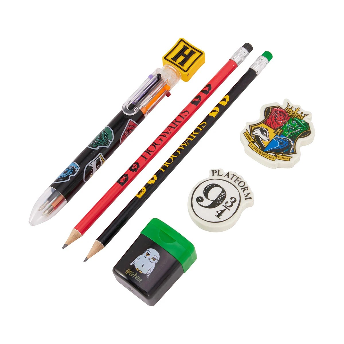 2 6 Piece Wizarding World Harry Potter Stationery Set, 2 of 10