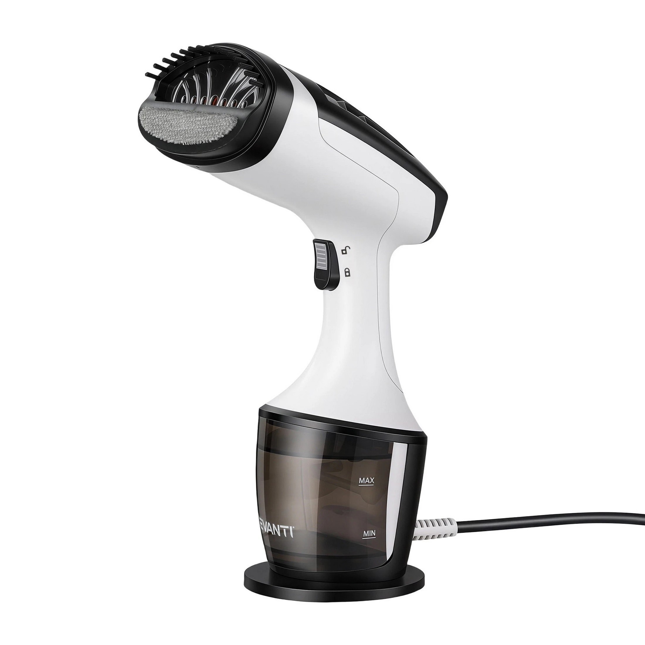 1 Devanti Clothes Steamer 1500W Fast 30s Heat-Up Portable Handheld Steam Iron for Home Travel Business - White, 1 of 9
