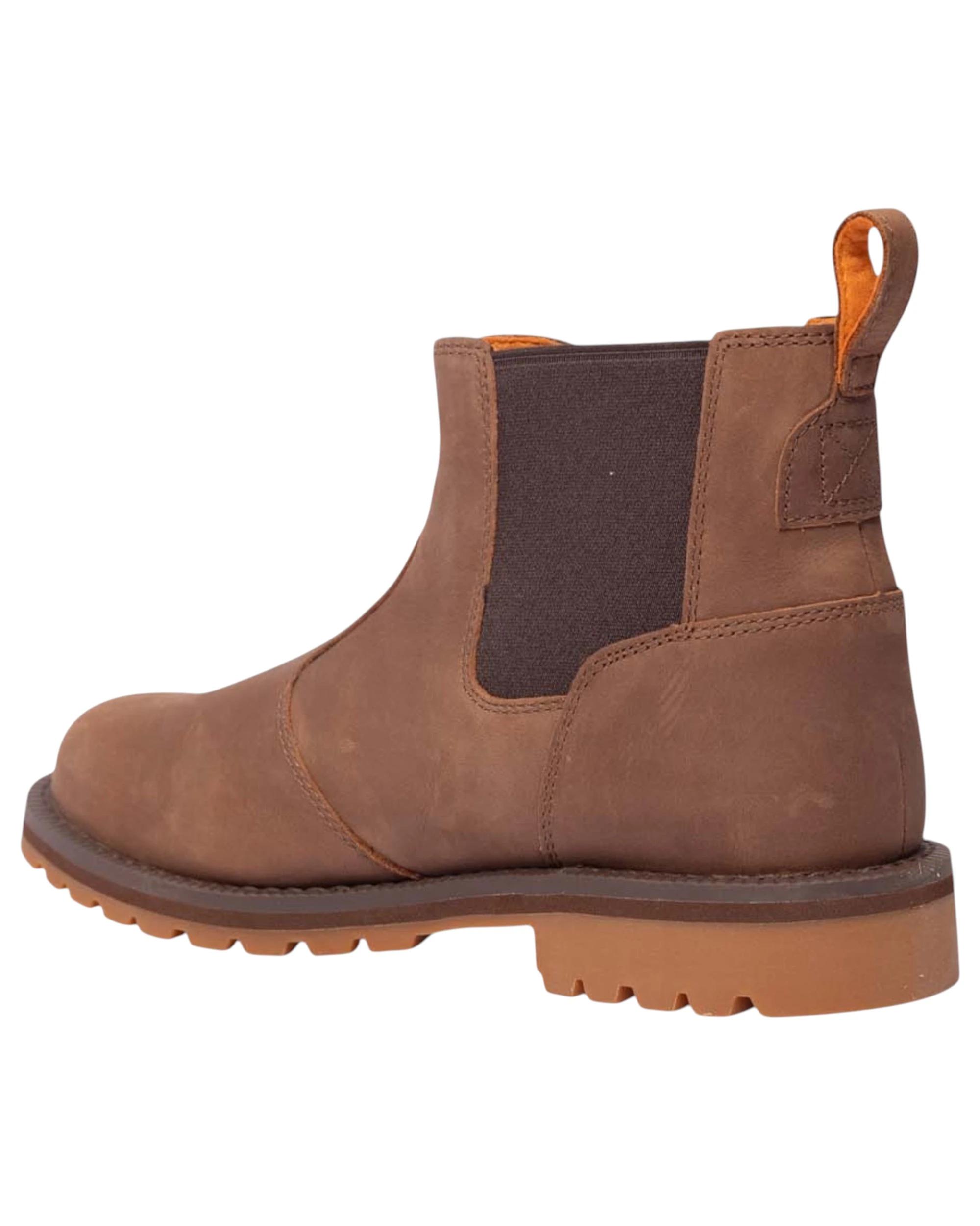 5 Timberland Mens Mid Chelsea Redwood Falls Ankle Boots BROWN, 5 of 5