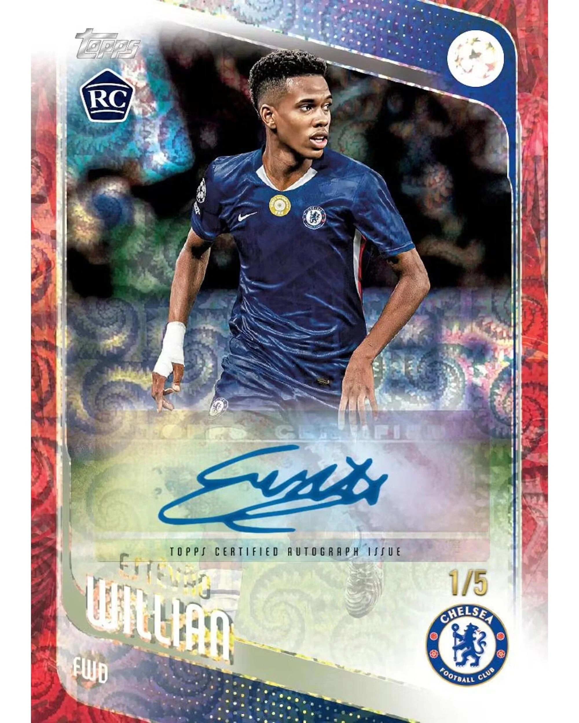 7 Topps 2025/2026 UEFA Club Competitions Carnaval Edition Soccer Hobby Box, 7 of 7