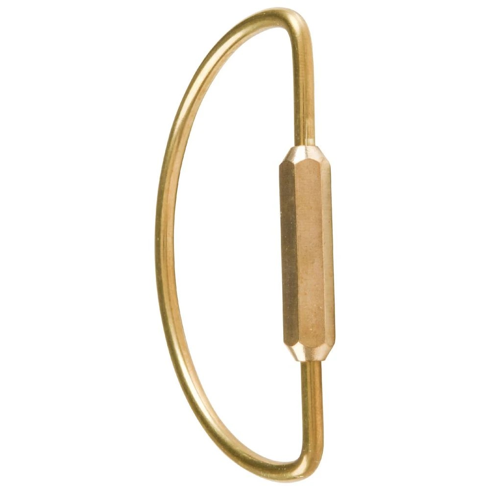 3 Otto D-Shaped Key Holder Gold, 3 of 4