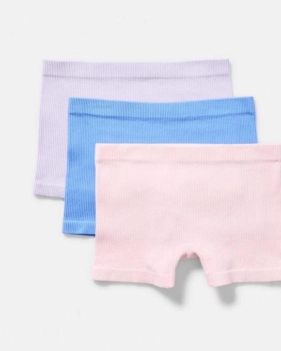 3 Pack Rib Seamfree Shorties
