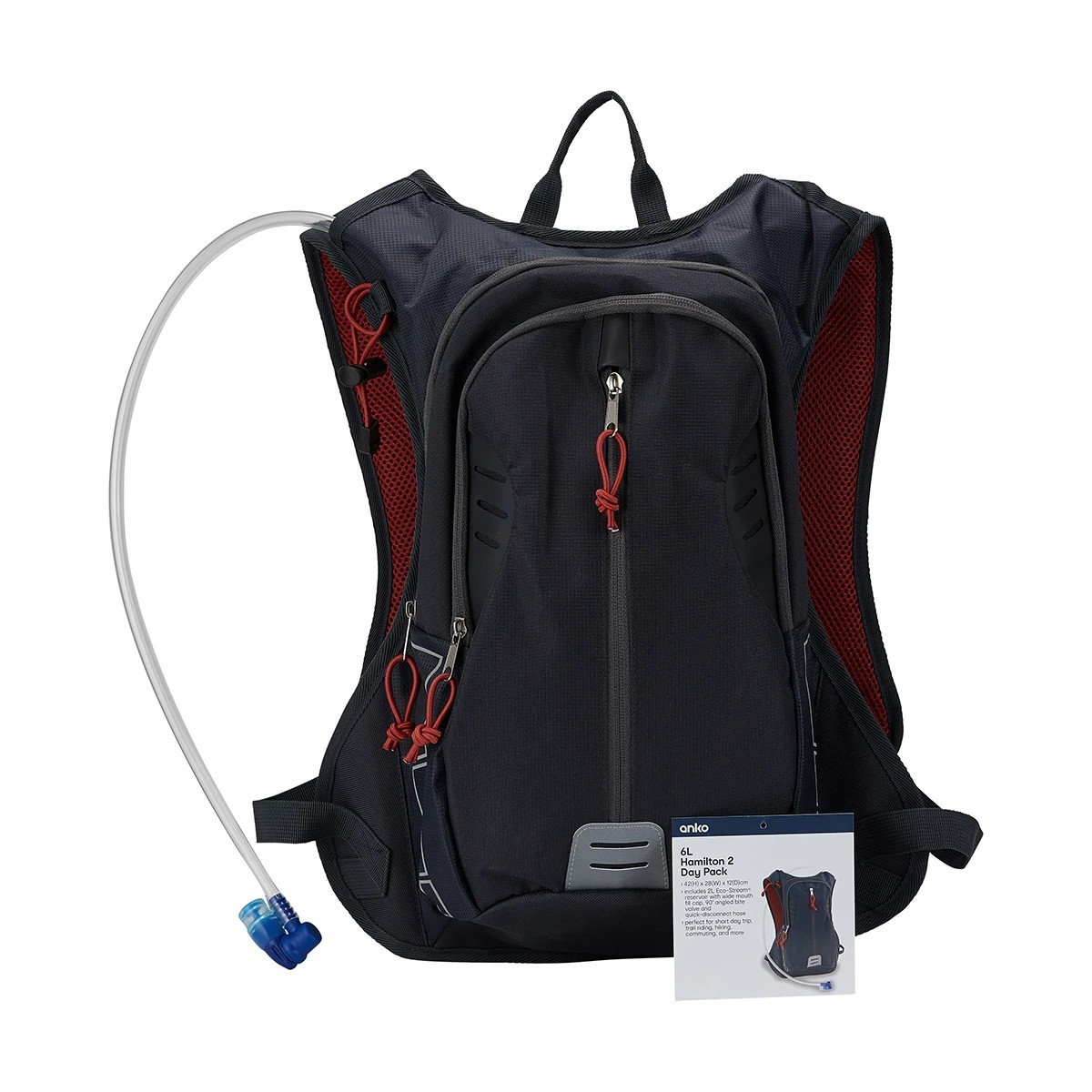 5 6L Hamilton 2 Day Pack - Grey and Rust, 5 of 6